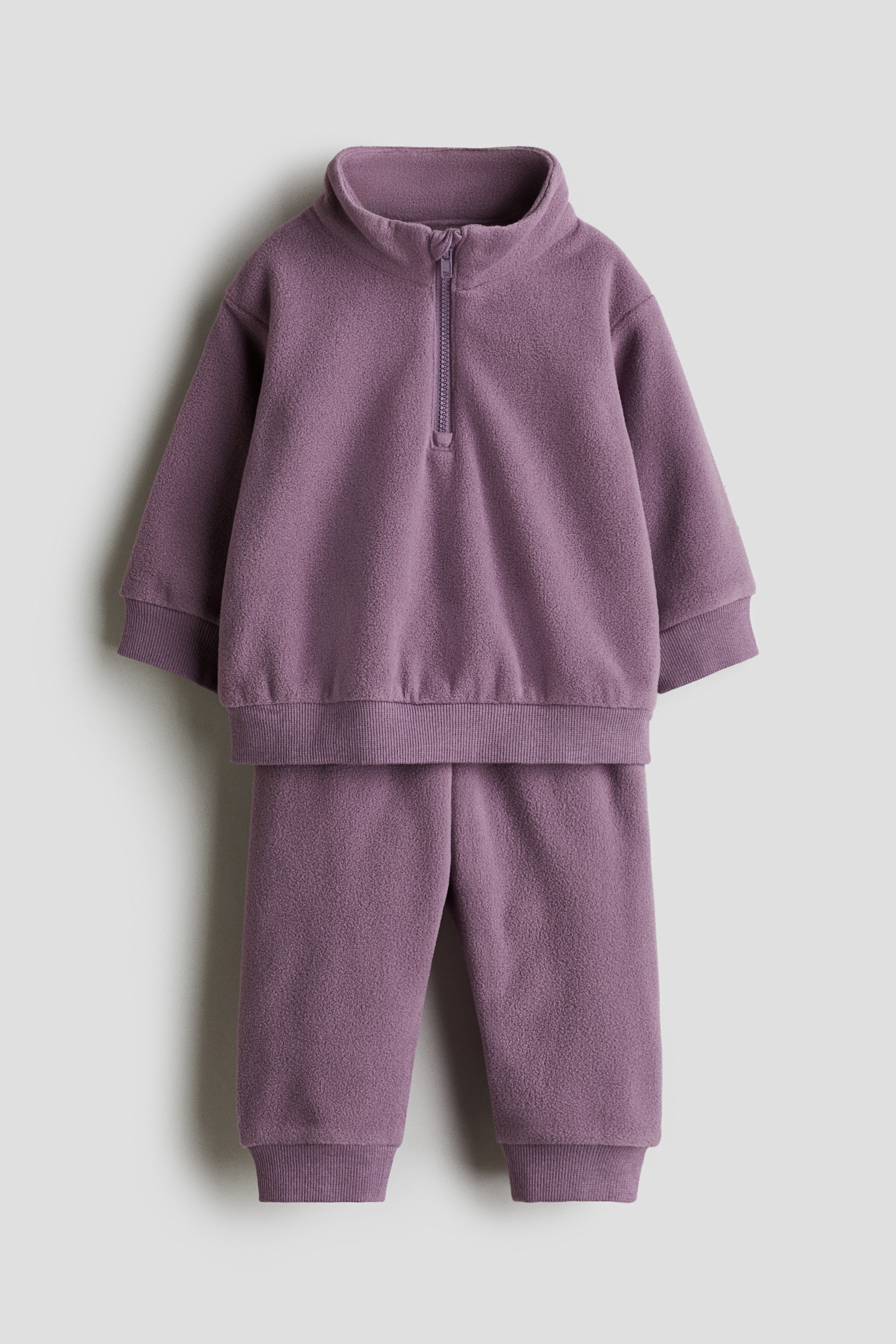 H & M - 2-teiliges Fleece-Set - Rosa - Kinder