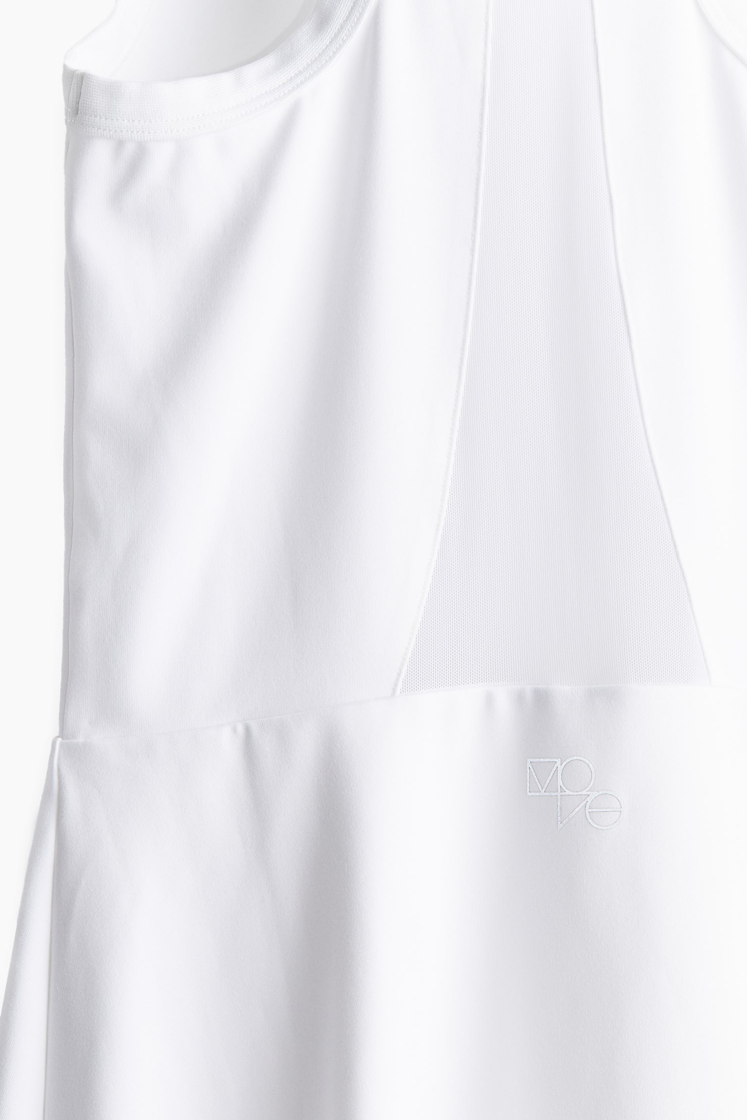 Tennis dress in DryMove™ - White/Black - 7