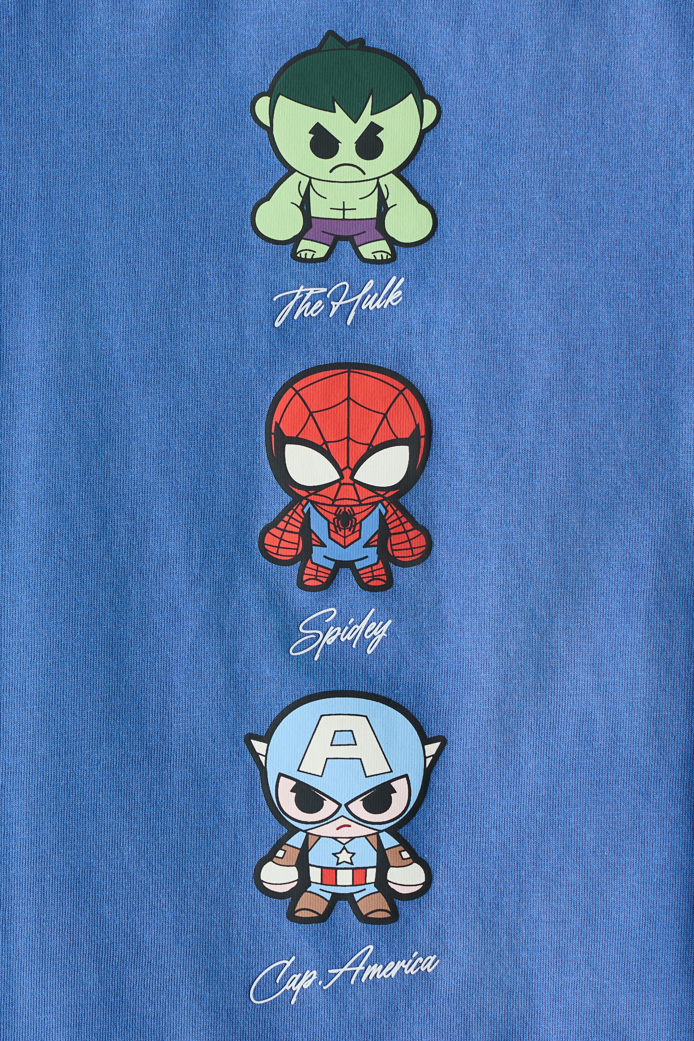 オーバーサイズ プリントTシャツ - ブルー／Marvel Comics - Kids | H&M JP