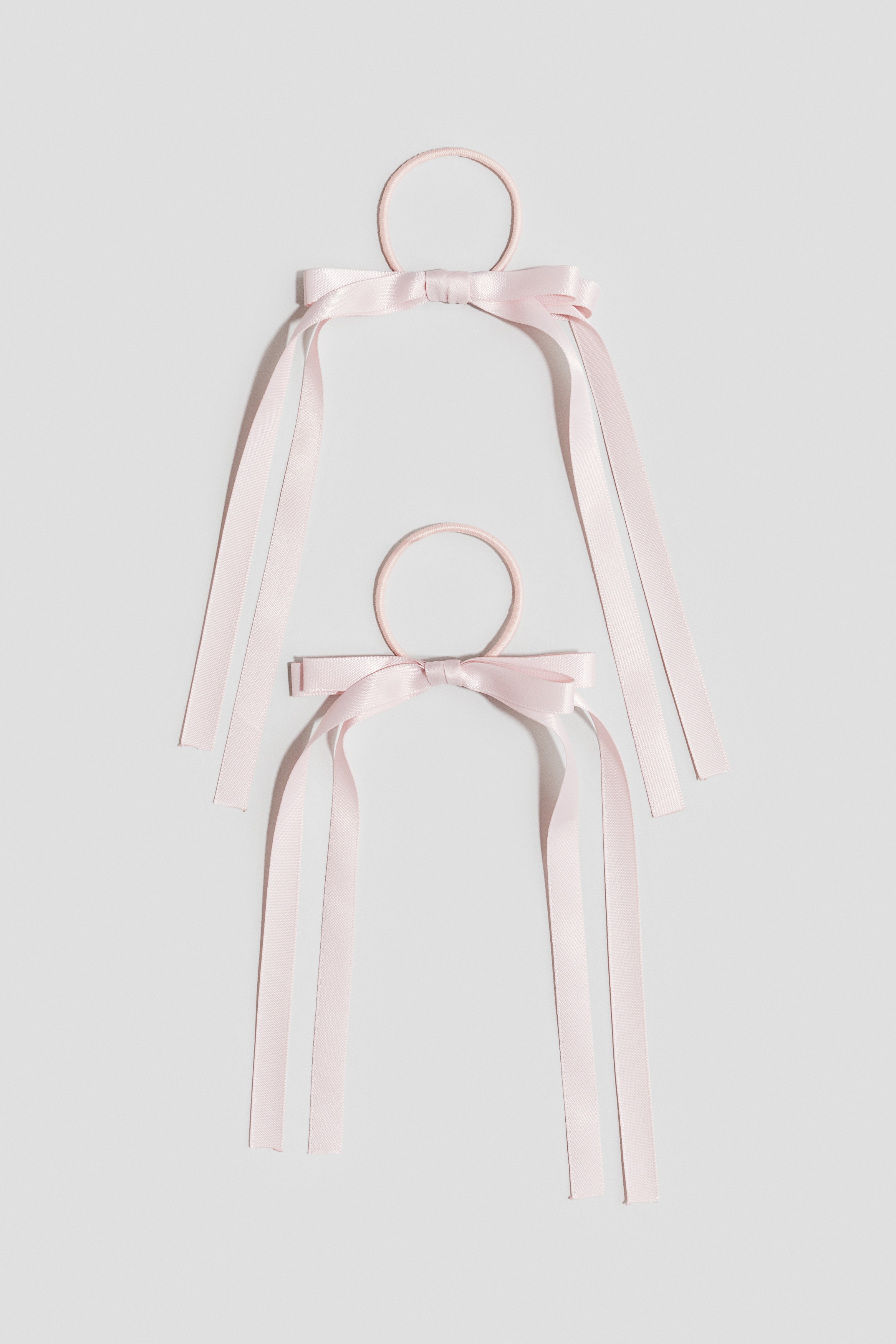 Ragazze - Rosa chiaro Elastici per capelli con fiocco 2 pezzi  - H&M