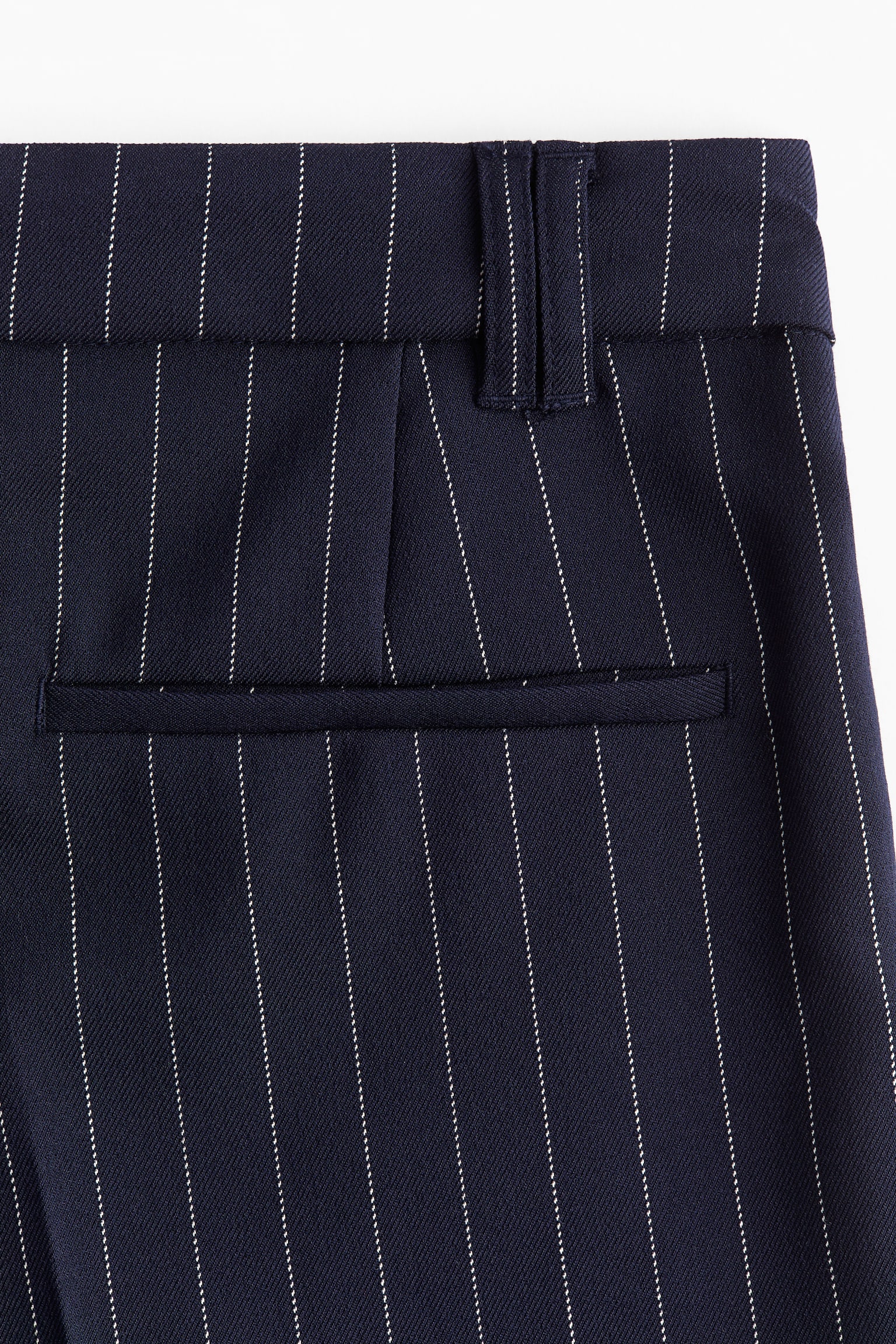 Wide tailored trousers - Navy blue/Pinstriped/Grey marl/Dark grey marl/Dark brown/Pinstriped/Black - 3