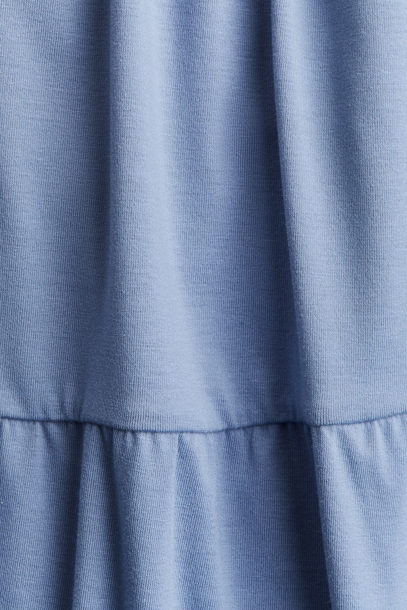 Robe D'été J.Crew Bleu Ardoise à Volants Et Bretelles Fines - Taille S, En Modal, Occasion Parfaite