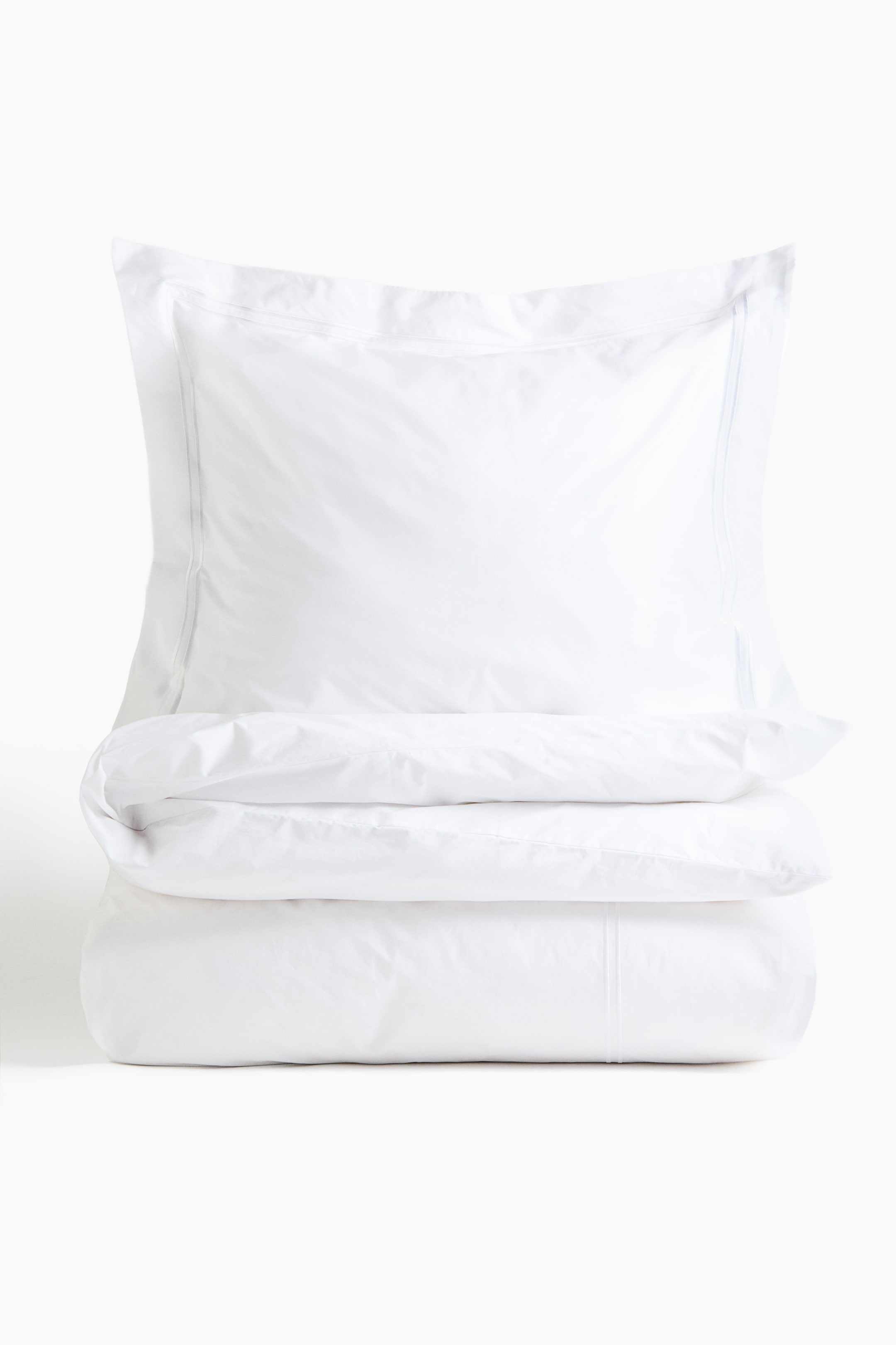 Cotton Percale Twin Duvet Cover Set