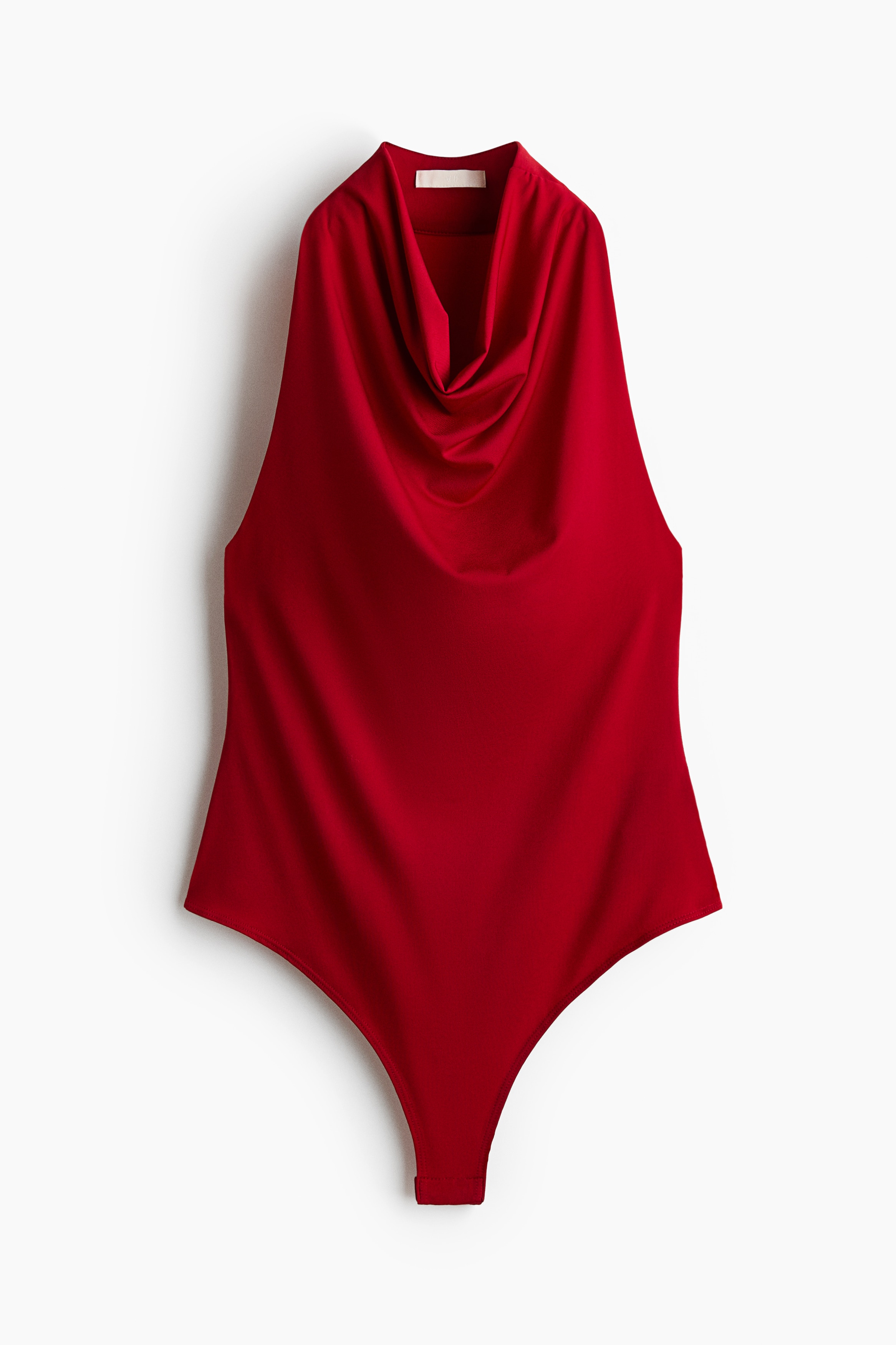 Body con escote drapeado