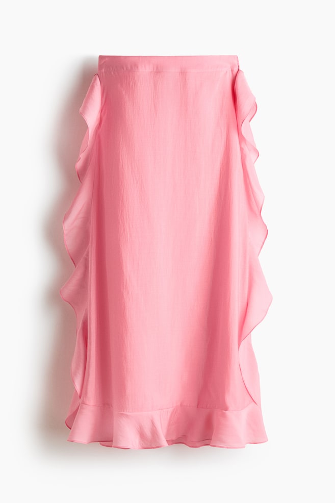 Jupe volantée - Rose - 1