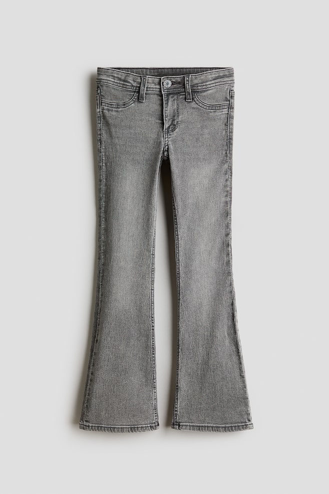 Flared Leg Low Jeans - Denim gray/Denim blue/Denim black/Light denim gray - 1