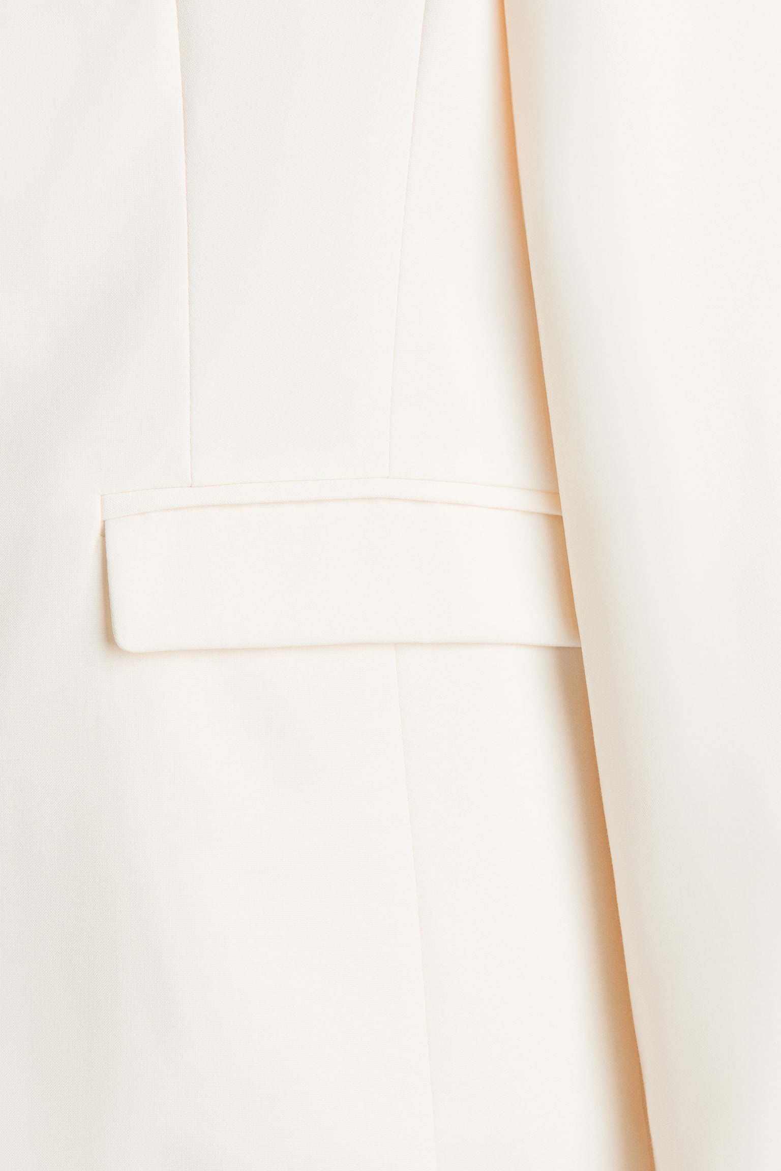 Scarf-detail blazer - White - 3