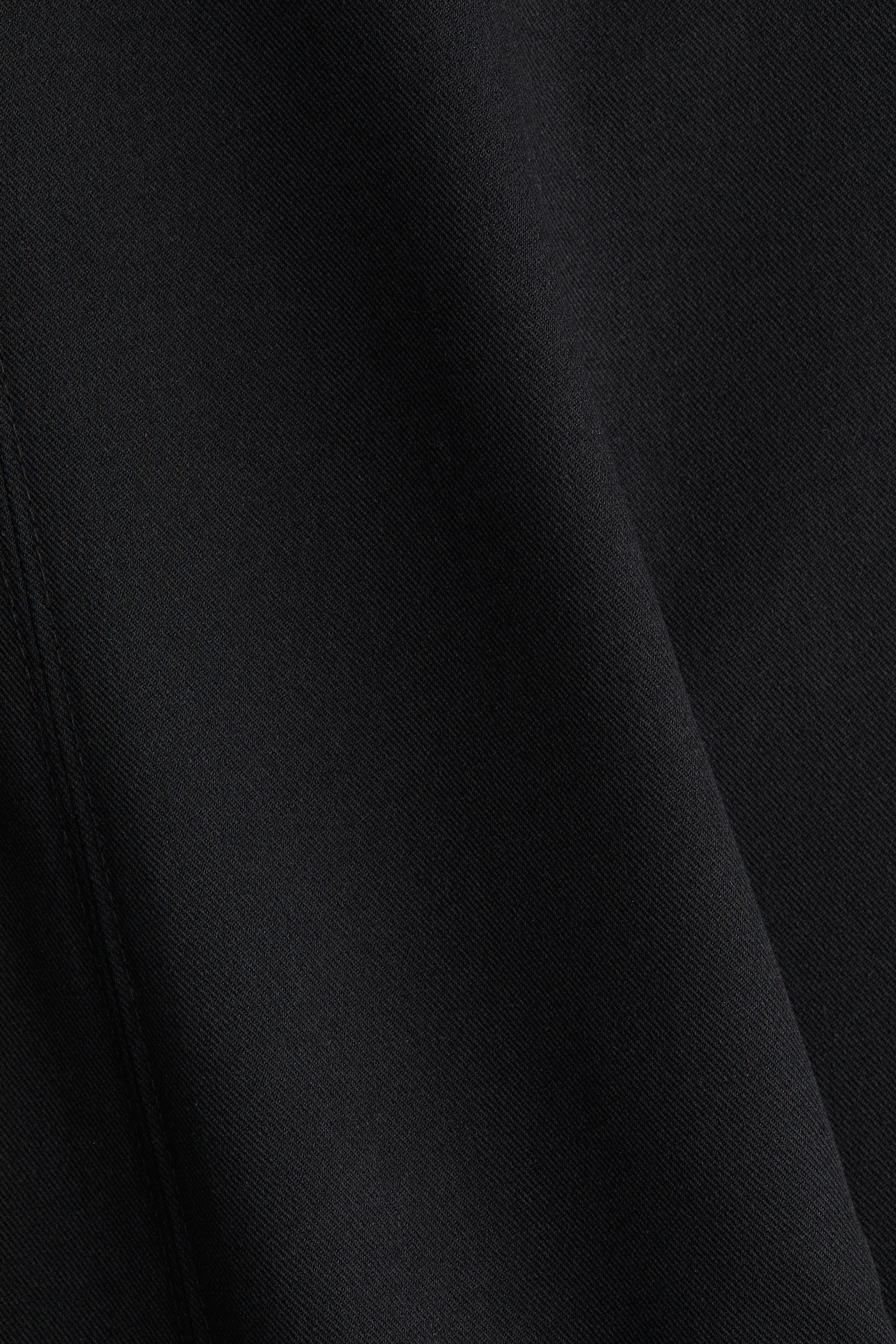 Waisted twill dress