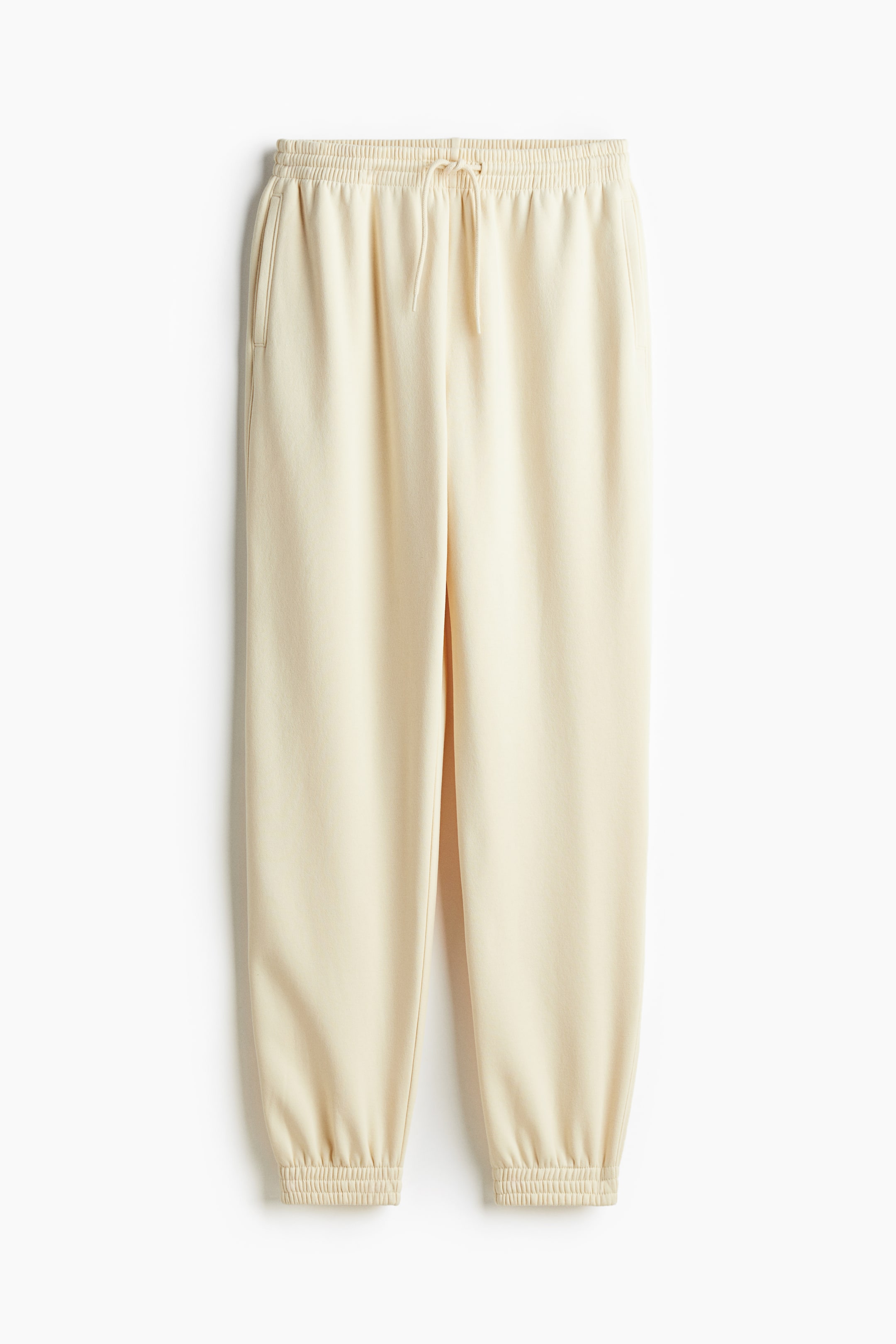 High Waist Joggers - Light yellow - Ladies | H&M US