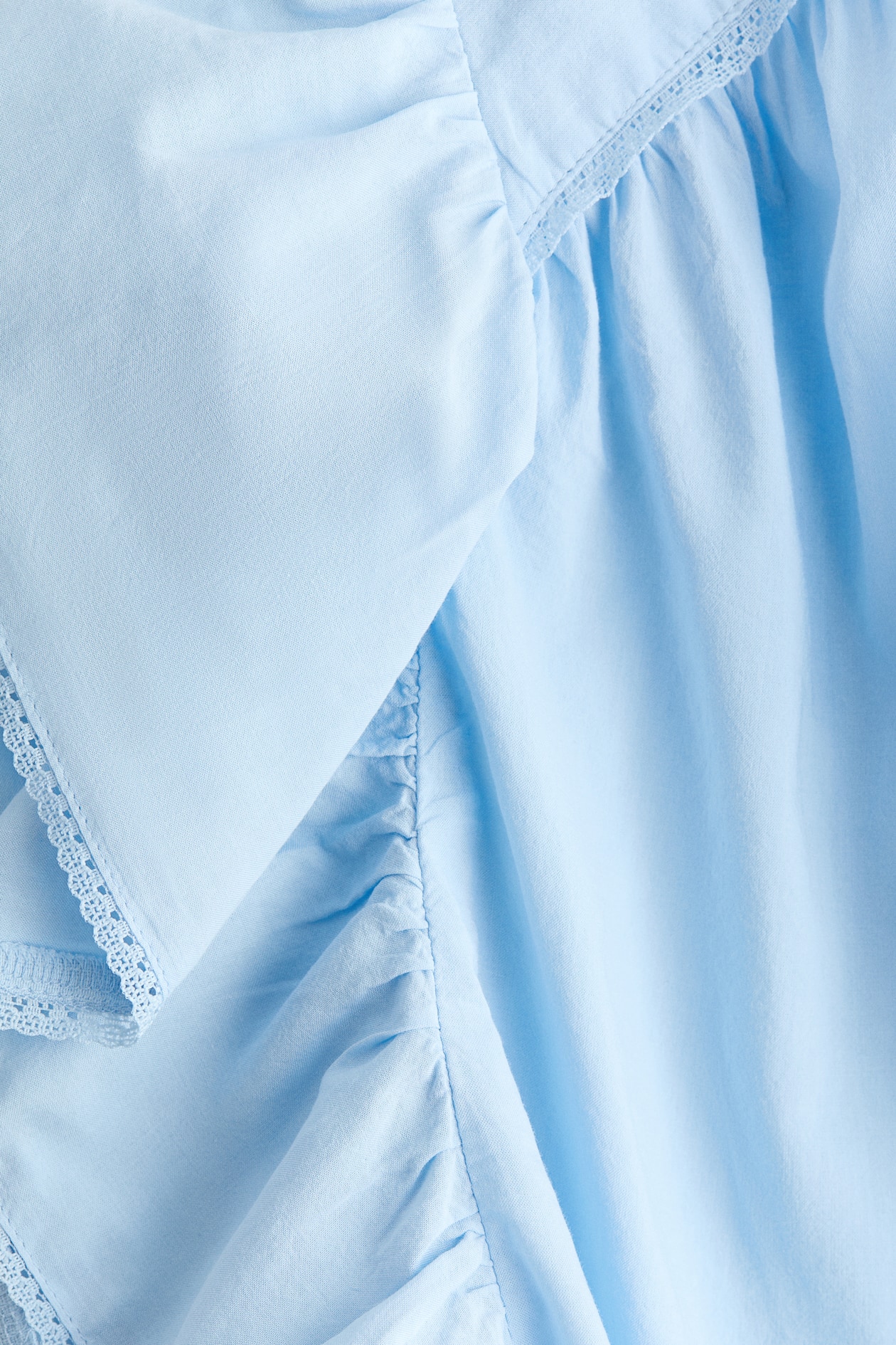 Oversized Lace-Trimmed Blouse - image 2