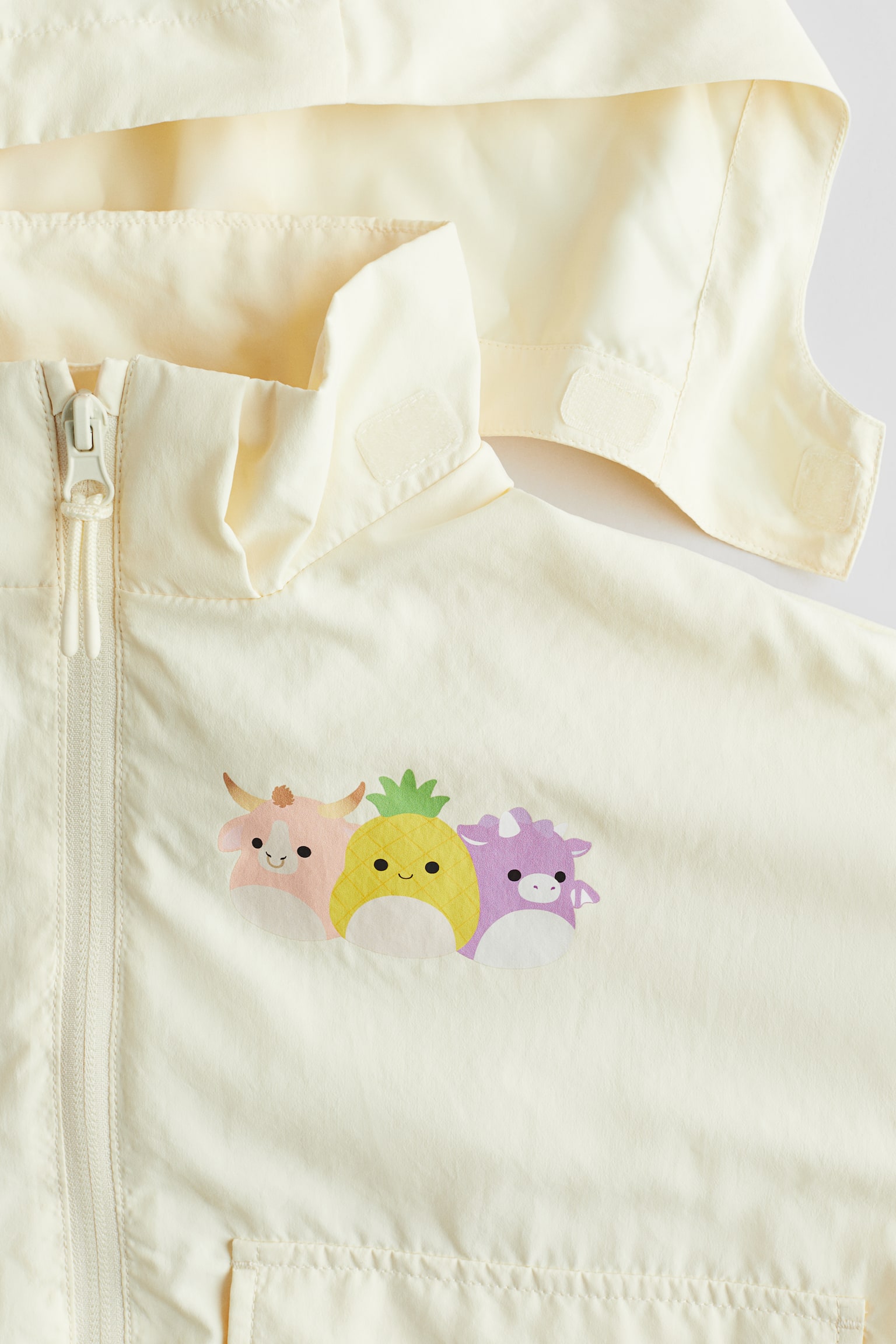 Printed windbreaker - Light yellow/Squishmallows