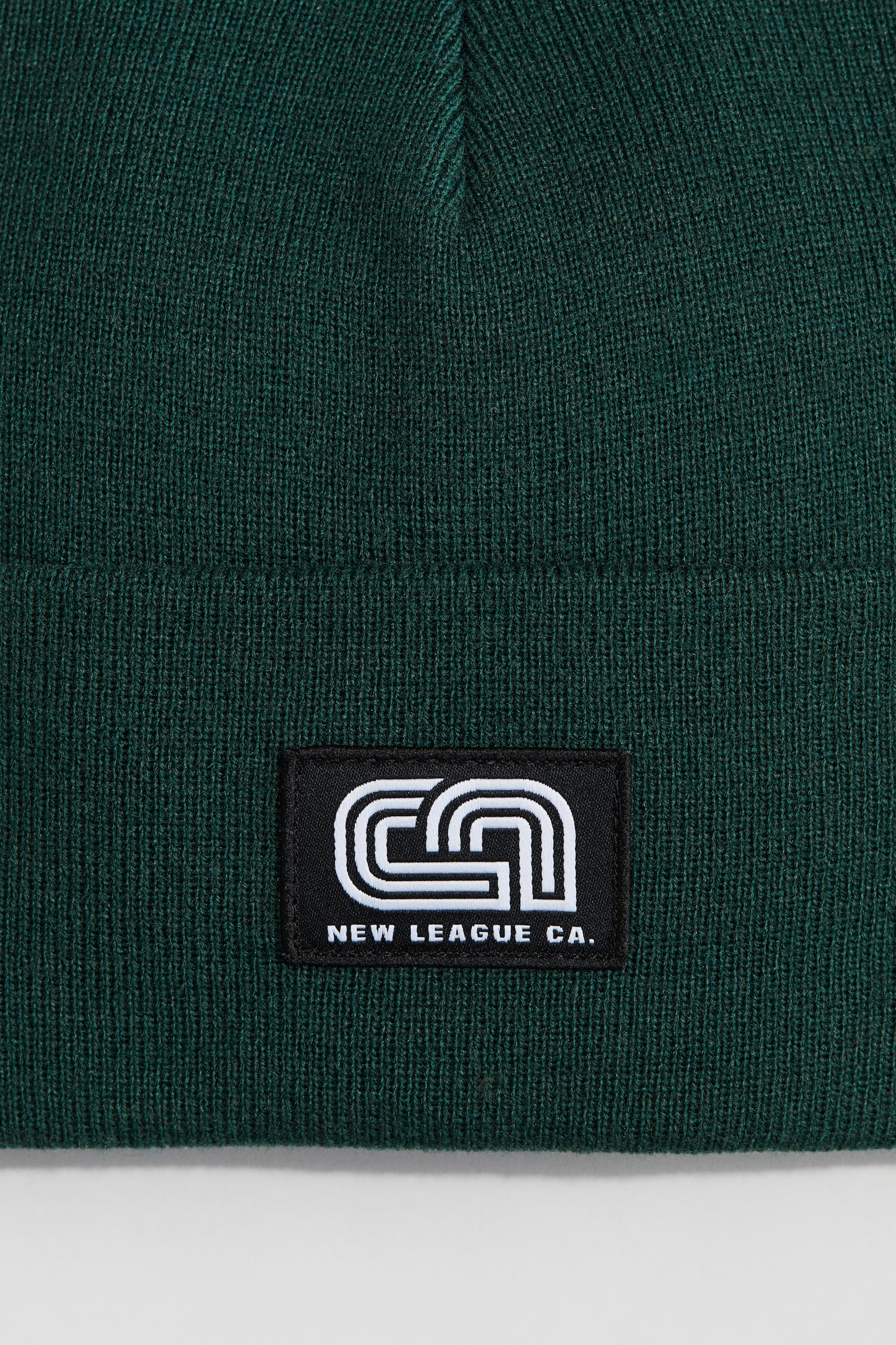 Appliquéd beanie - Dark green/Black/New League/Grey marl/New League - 2