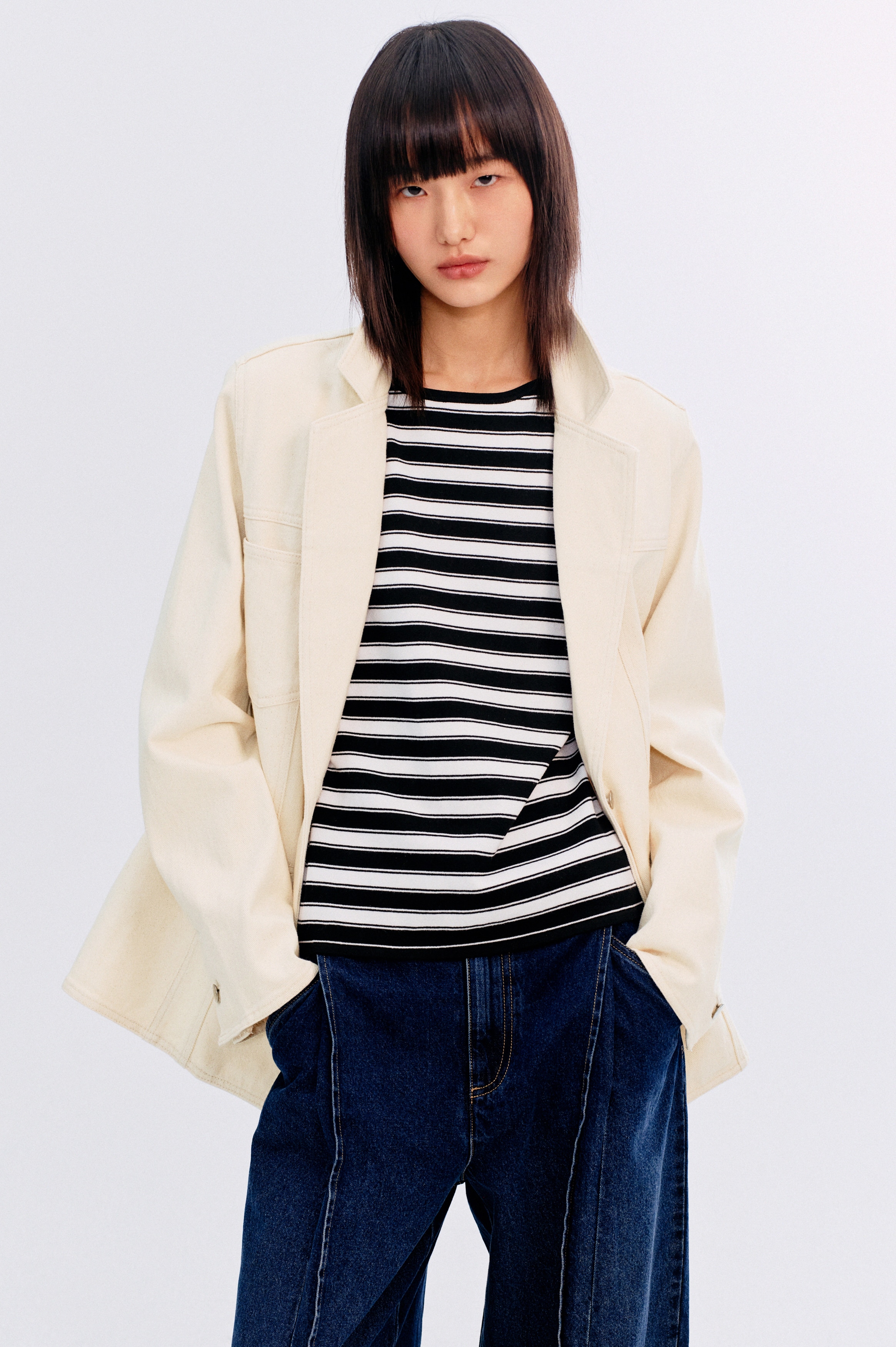 オーバーサイズテーラードジャケット レディース | H&M JP