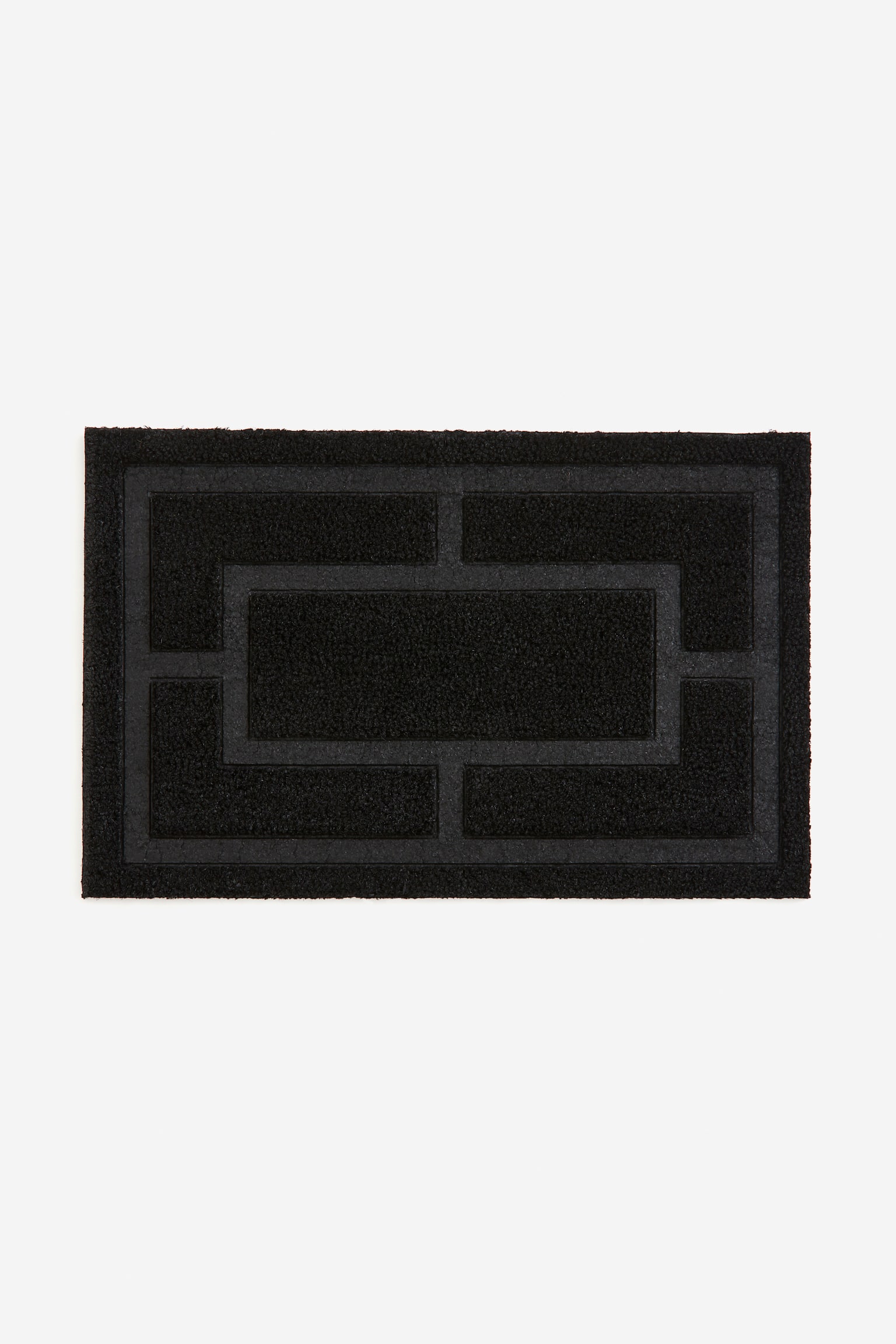 Coconut fibre doormat - Black