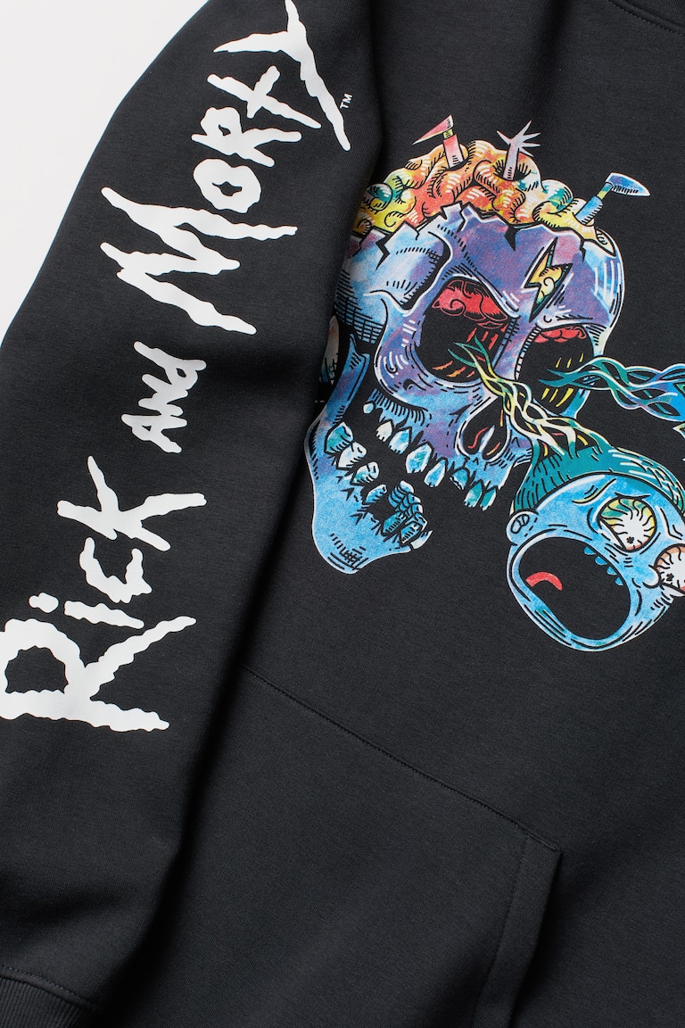 Morty Sweater Mens Hoodies Hoodie Rick And Morty H&m Regular Fit