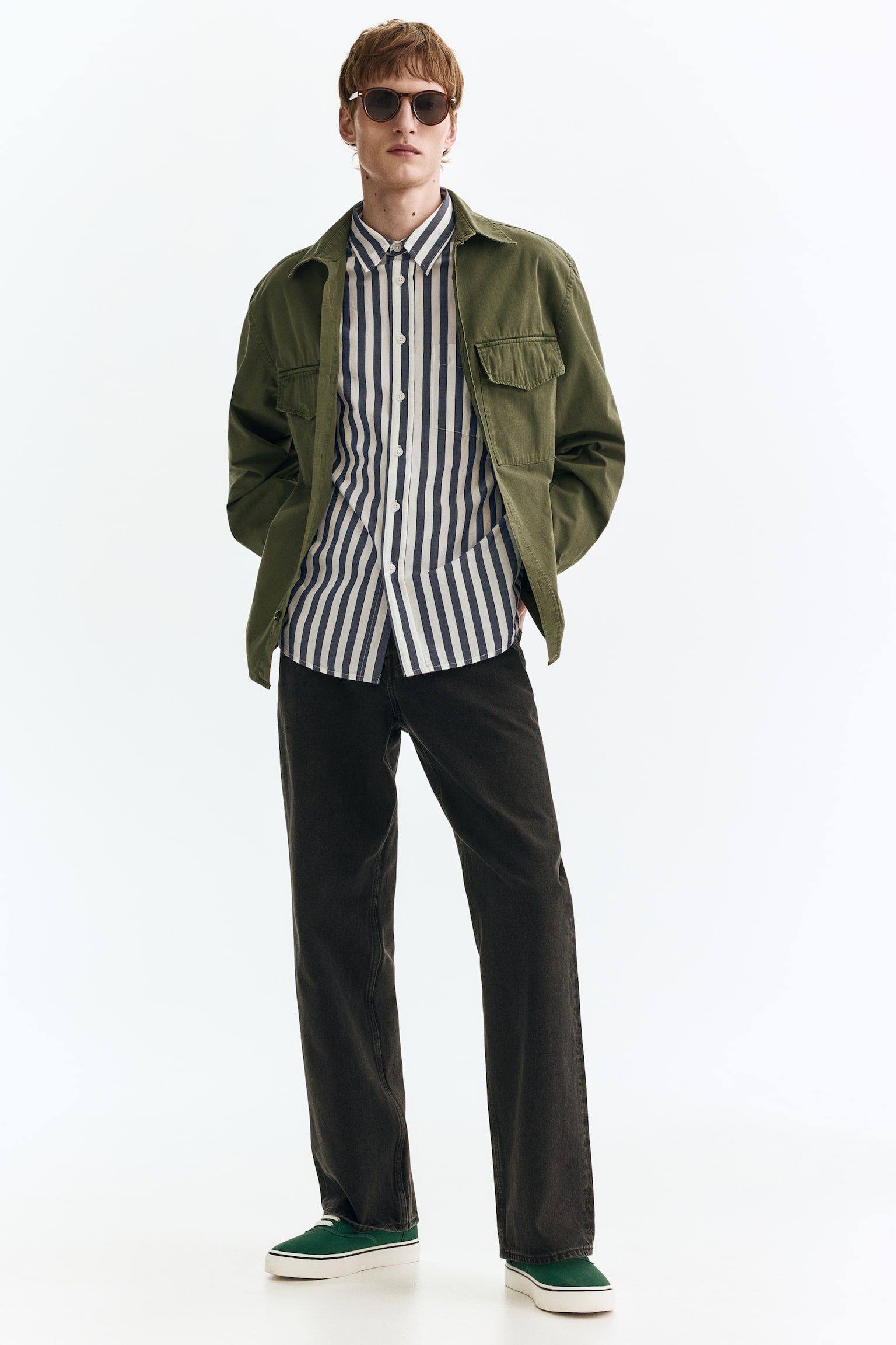 חולצת פופלין Relaxed Fit - 6
