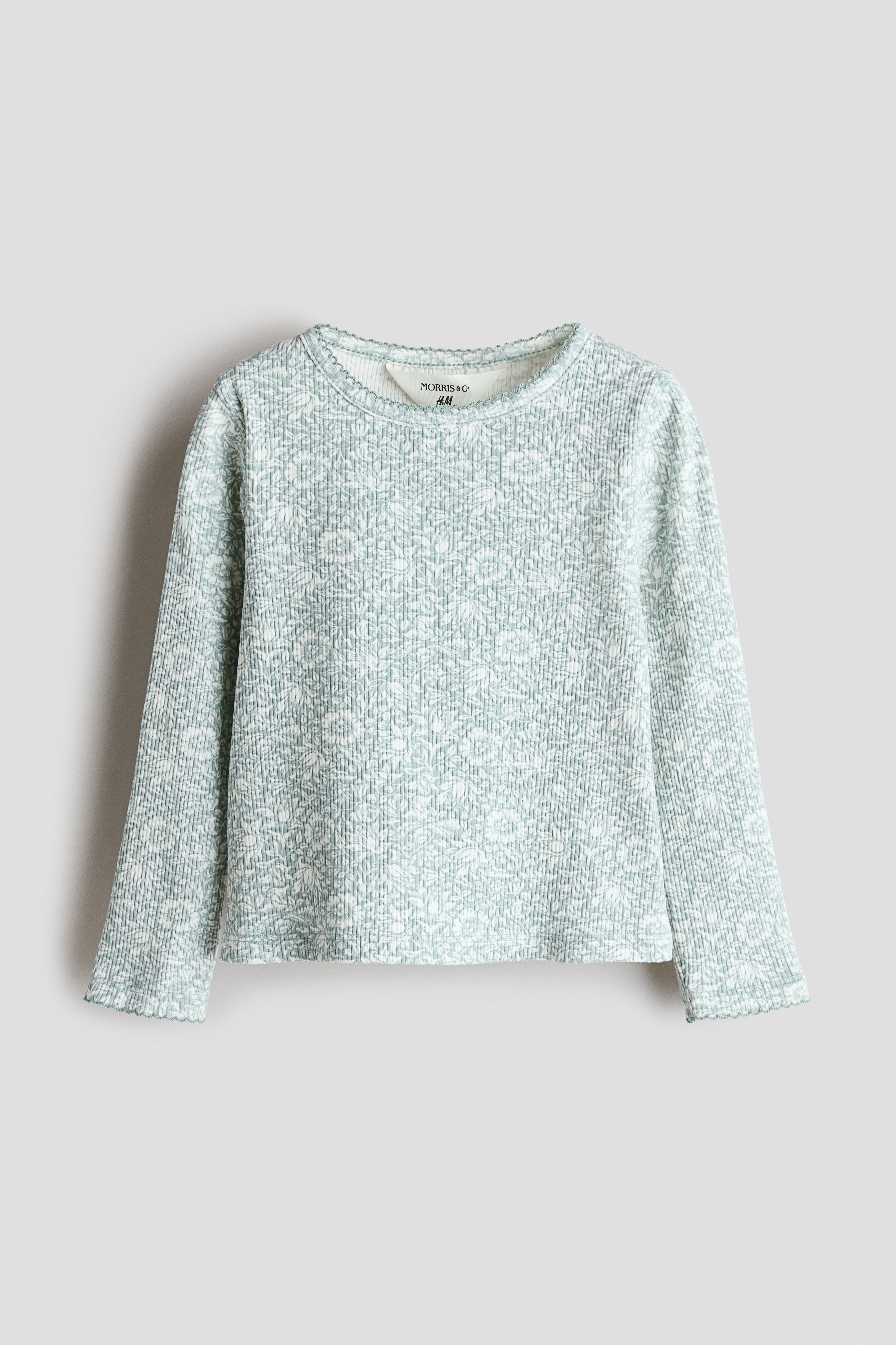 Patterned cotton top - Turquesa claro/Floral/Topo claro/Floral/Rosa empolvado/Estampado