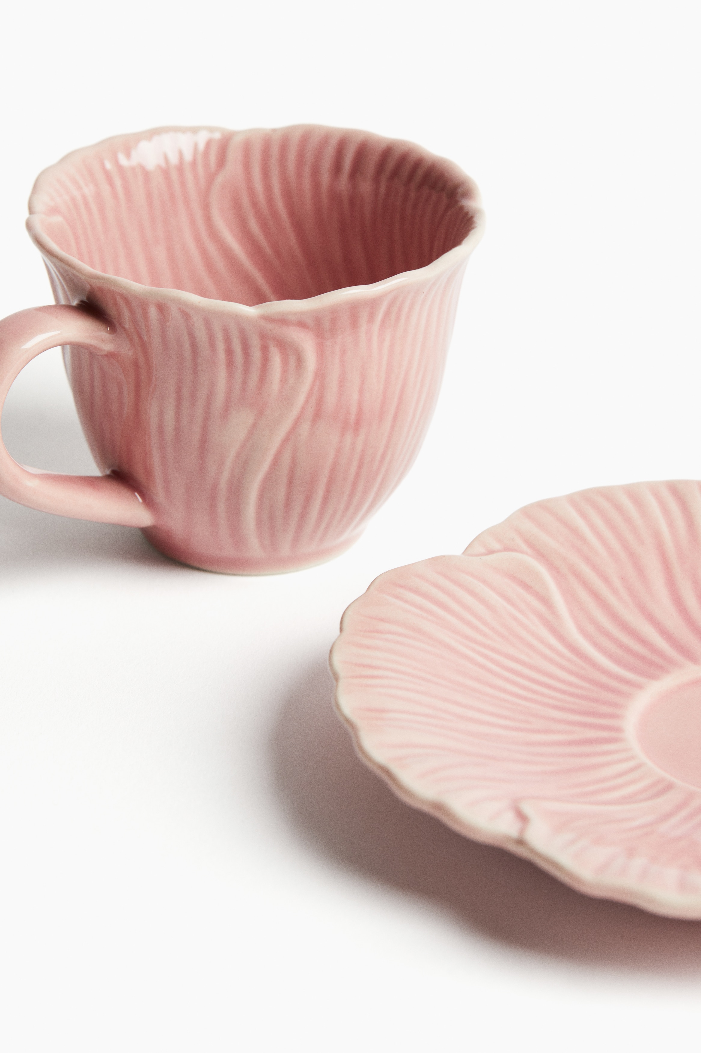 Pink Espresso Cup and Saucer at H&M Home | H&M CA