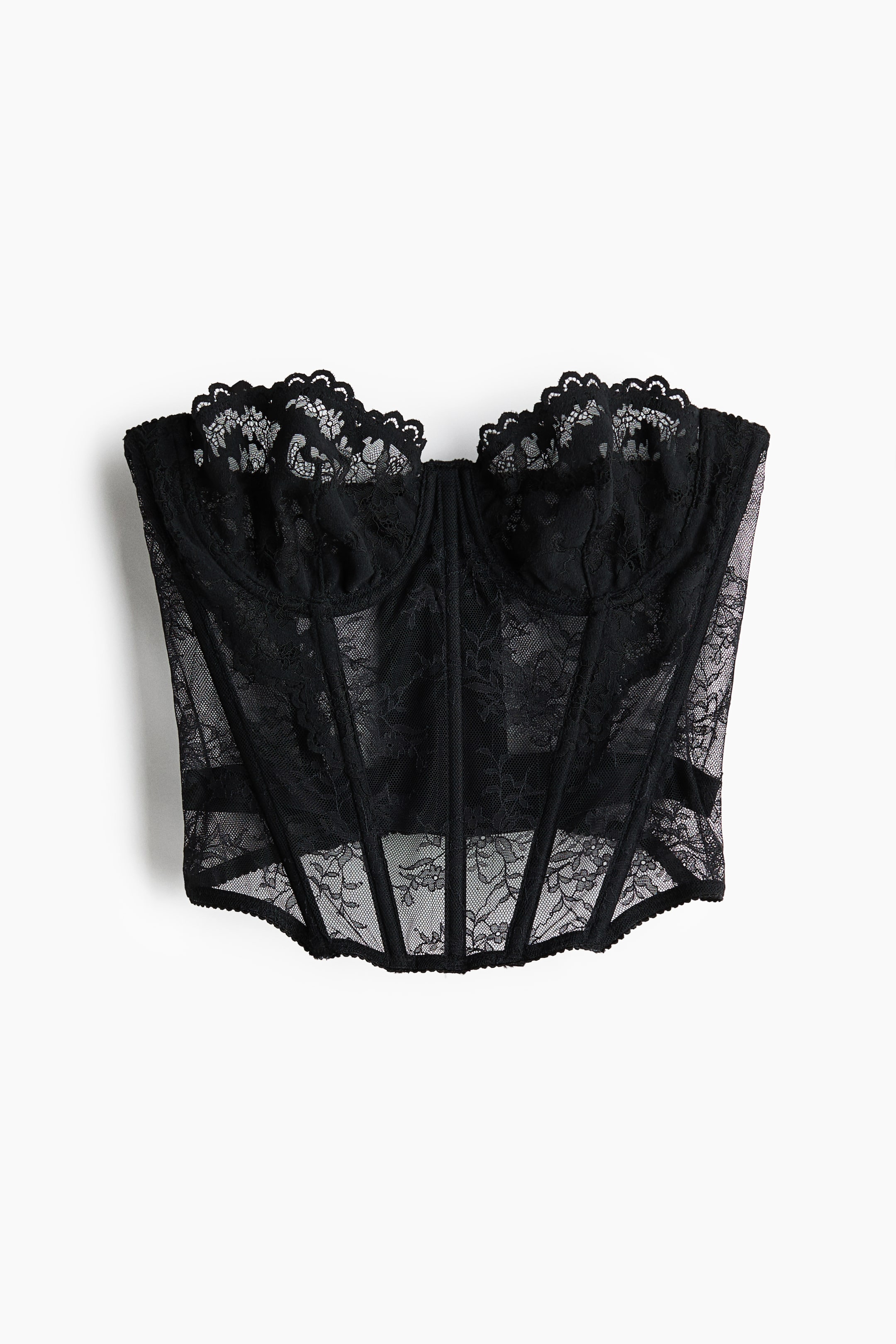 Zobraziť väčší obrázok: Lace bustier - Čierna - ŽENY | H&M SK 5