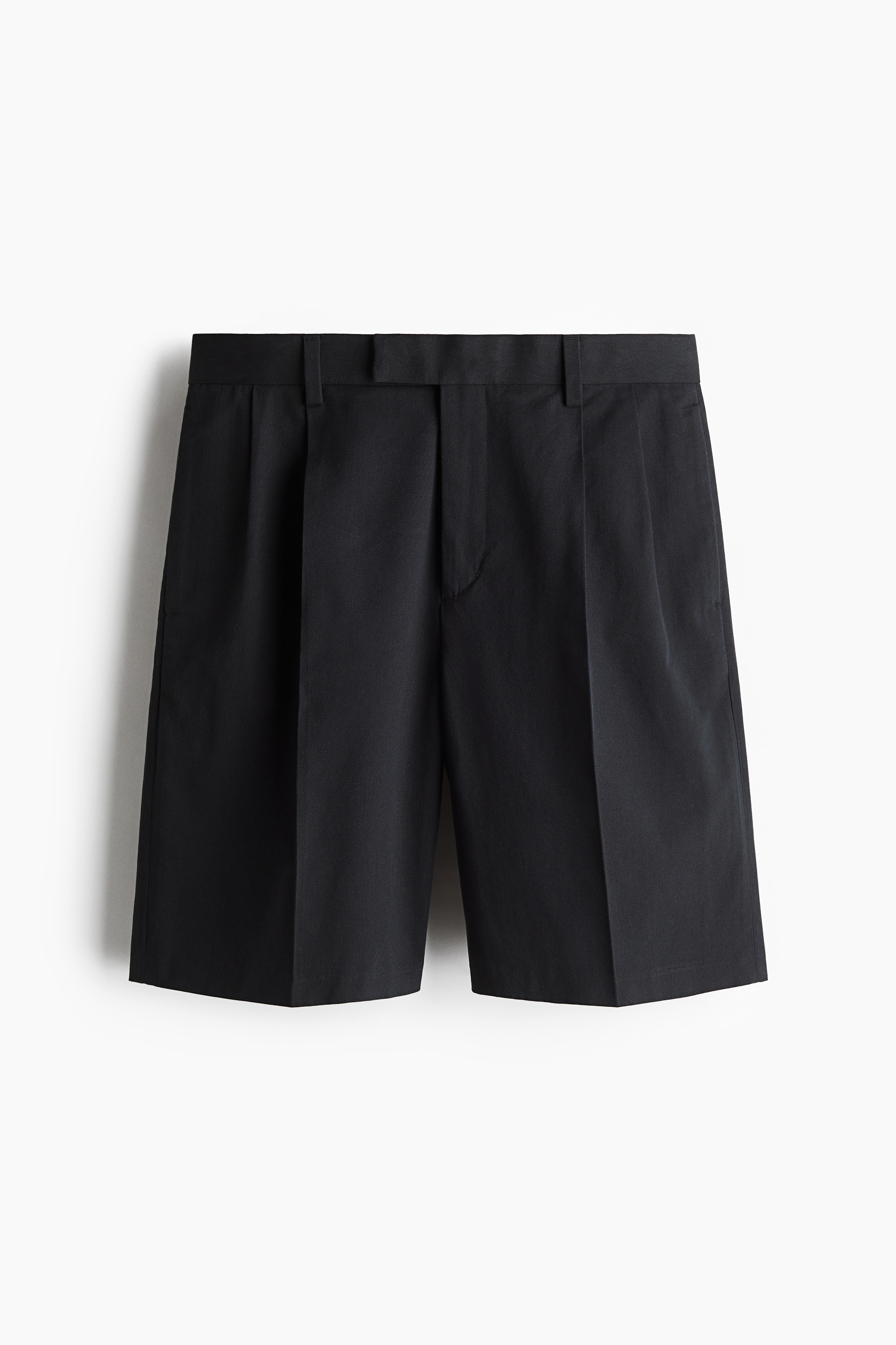 Relaxed Fit Twill bermuda shorts - Black/Brown/Cream