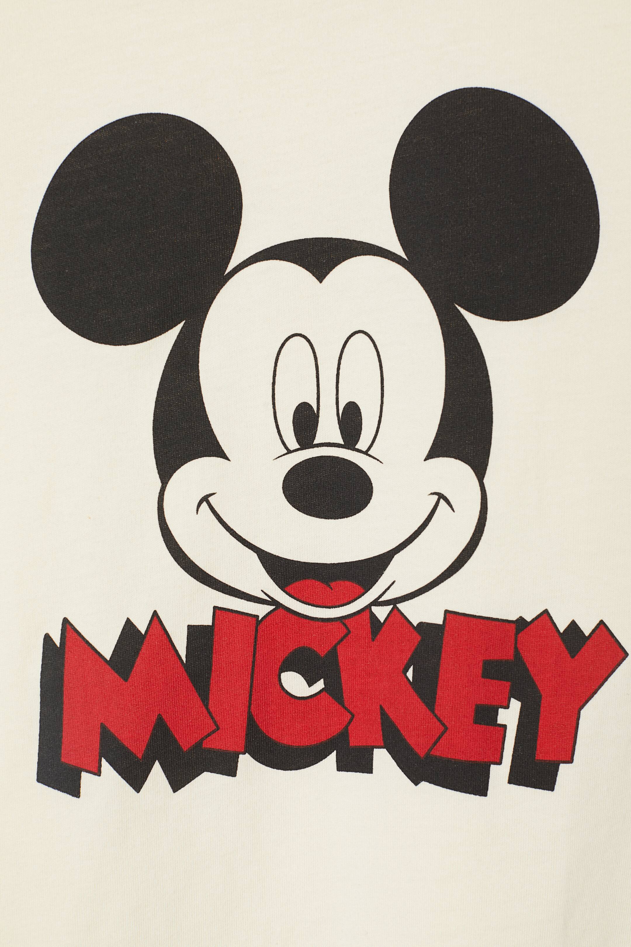 Babyhug Cotton Knit Half Sleeves T-Shirt Mickey Mouse Print- Blue main image 1