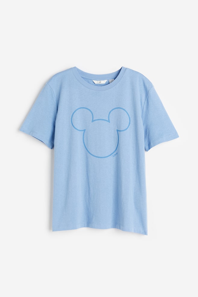 T-shirt med motiv - Lyseblå/Mickey Mouse/Hvid/7 Up/Lys beige/AC/DC/Mørkegrå/Nirvana/dc/dc/dc/dc/dc - 2