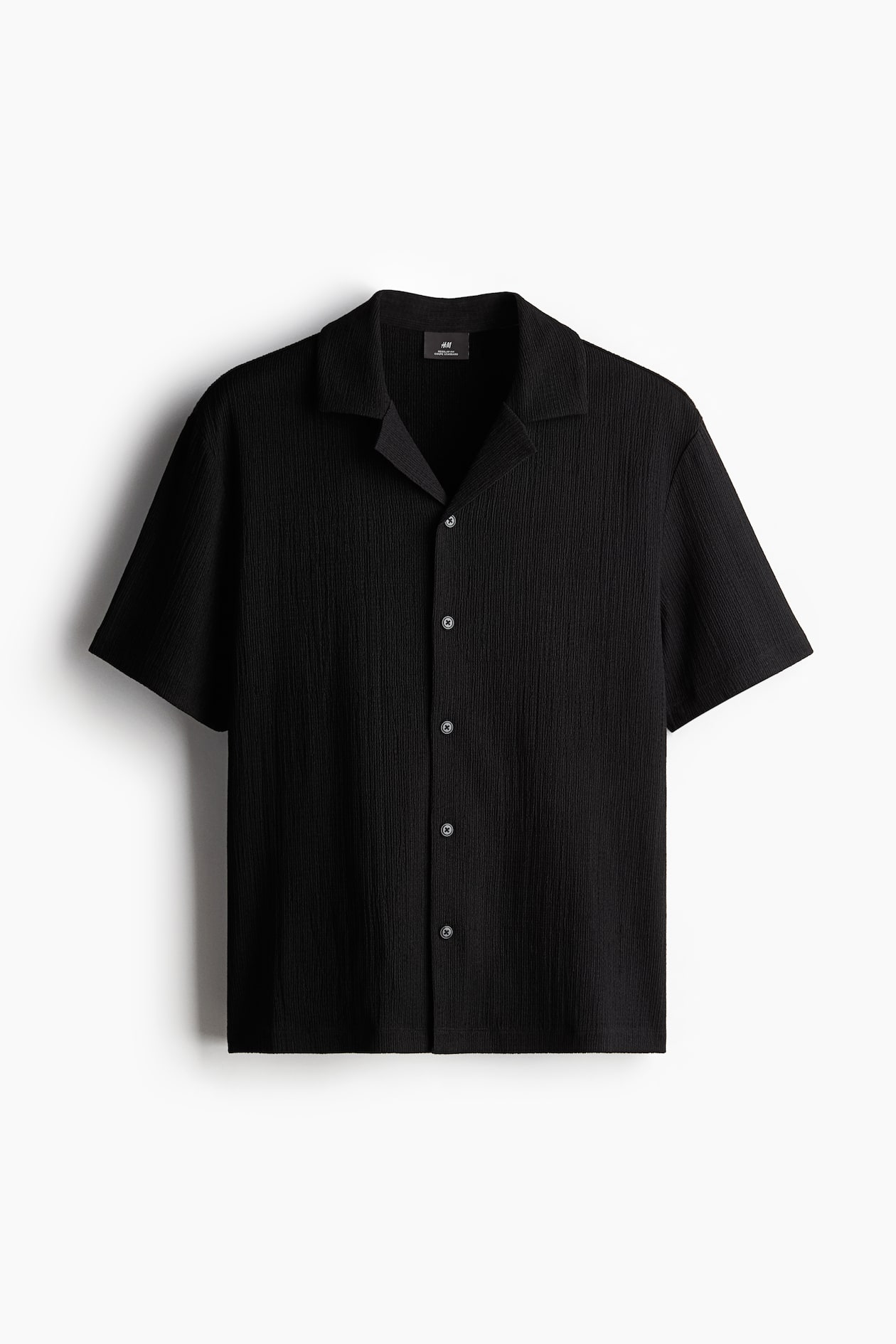 Price History of Regular Fit Crinkled resort shirt from H&M 7161_45105