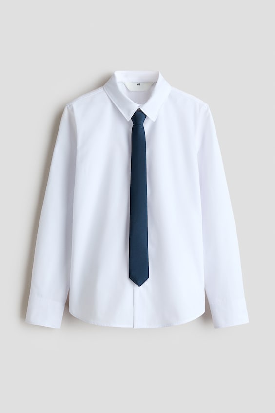 Детские топы H&M 2-piece Shirt and Tie Set