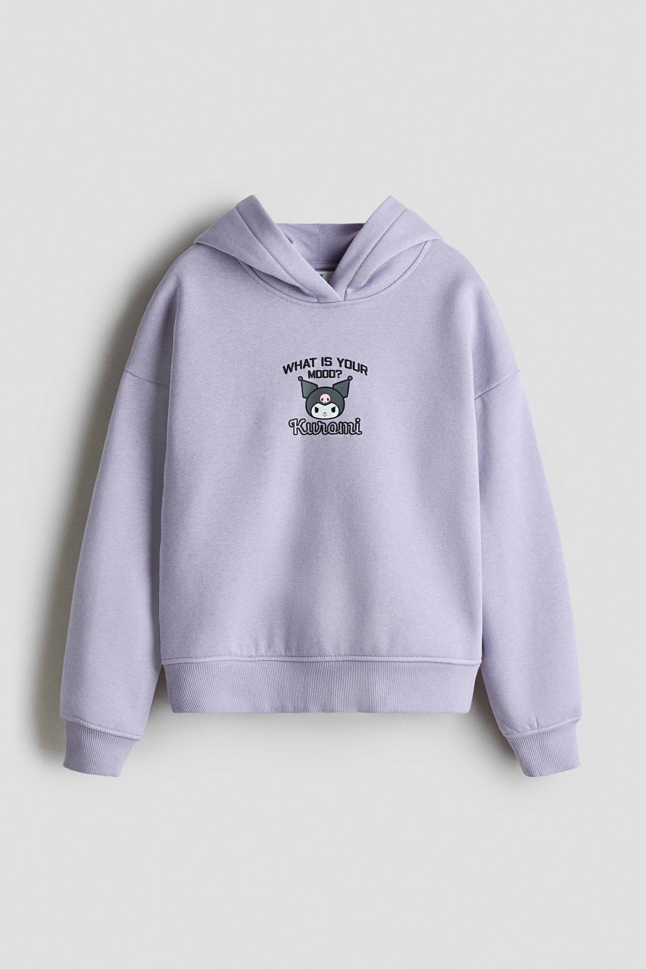 View larger image: Motif-detail hoodie - Purple/Kuromi - Kids | H&M IN 1