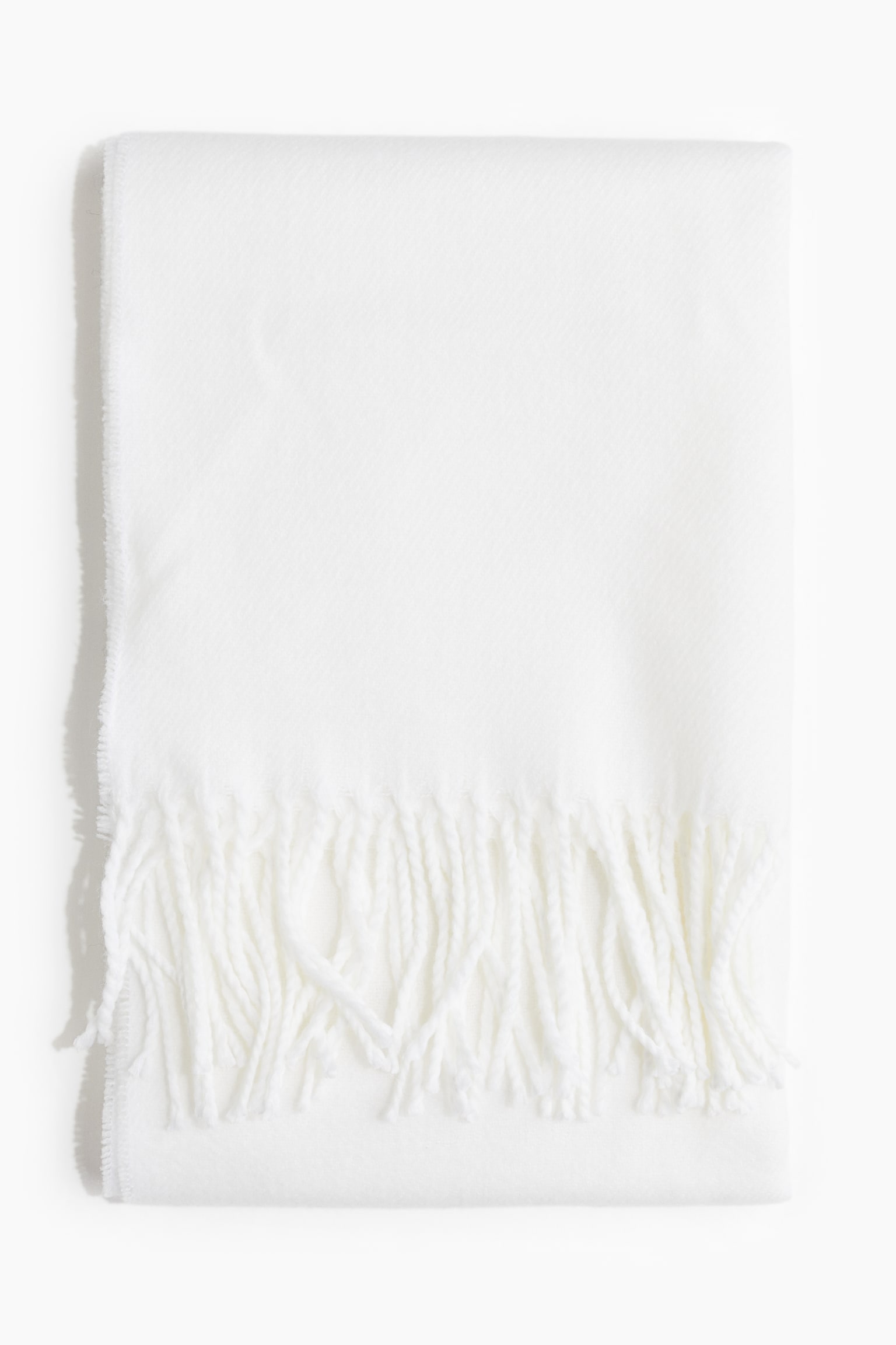 Scarf - White/Black/Light grey marl - 1