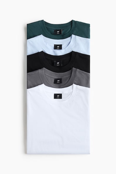 レギュラーフィットTシャツ 5枚セット