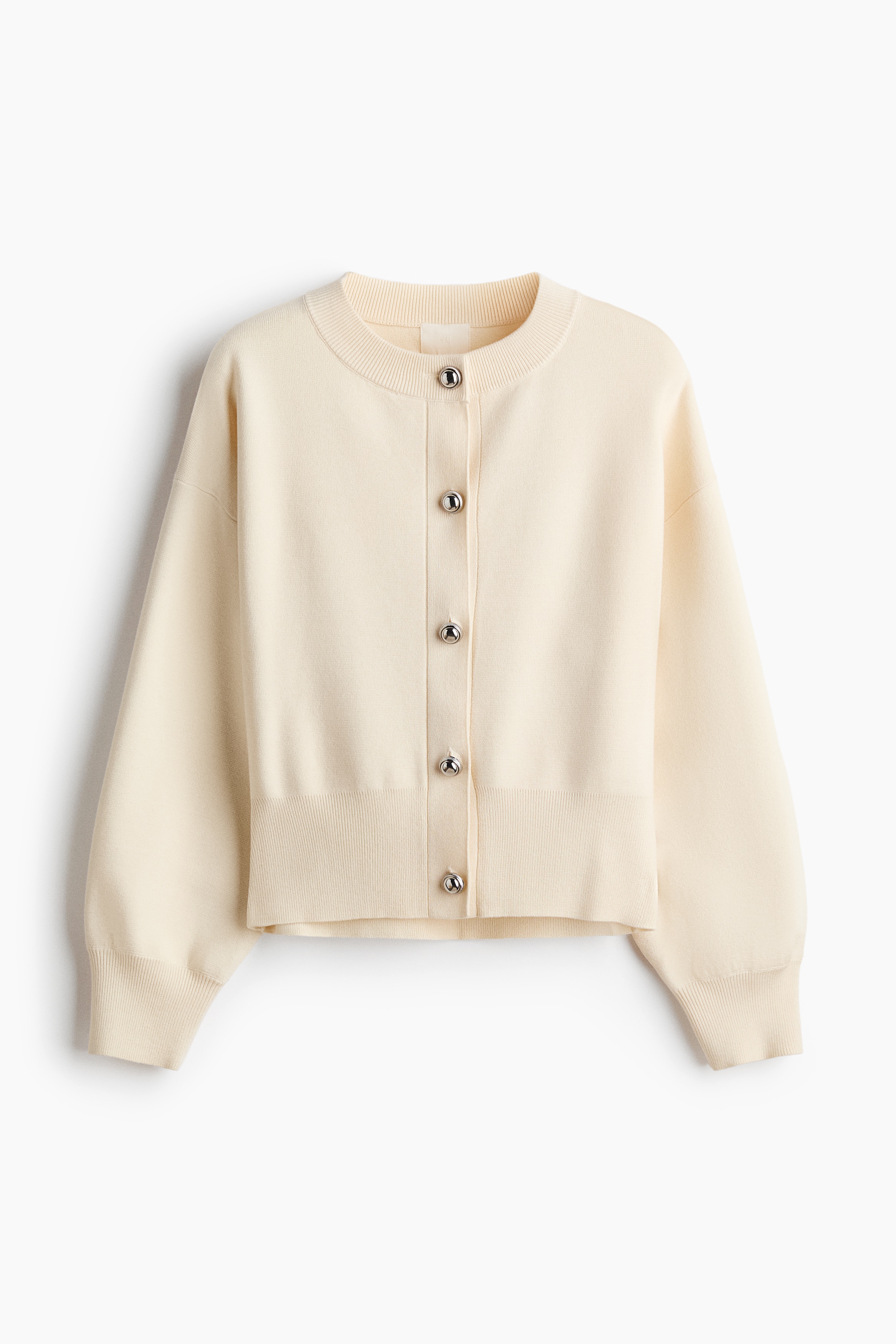 Fine-knit cardiganModell
