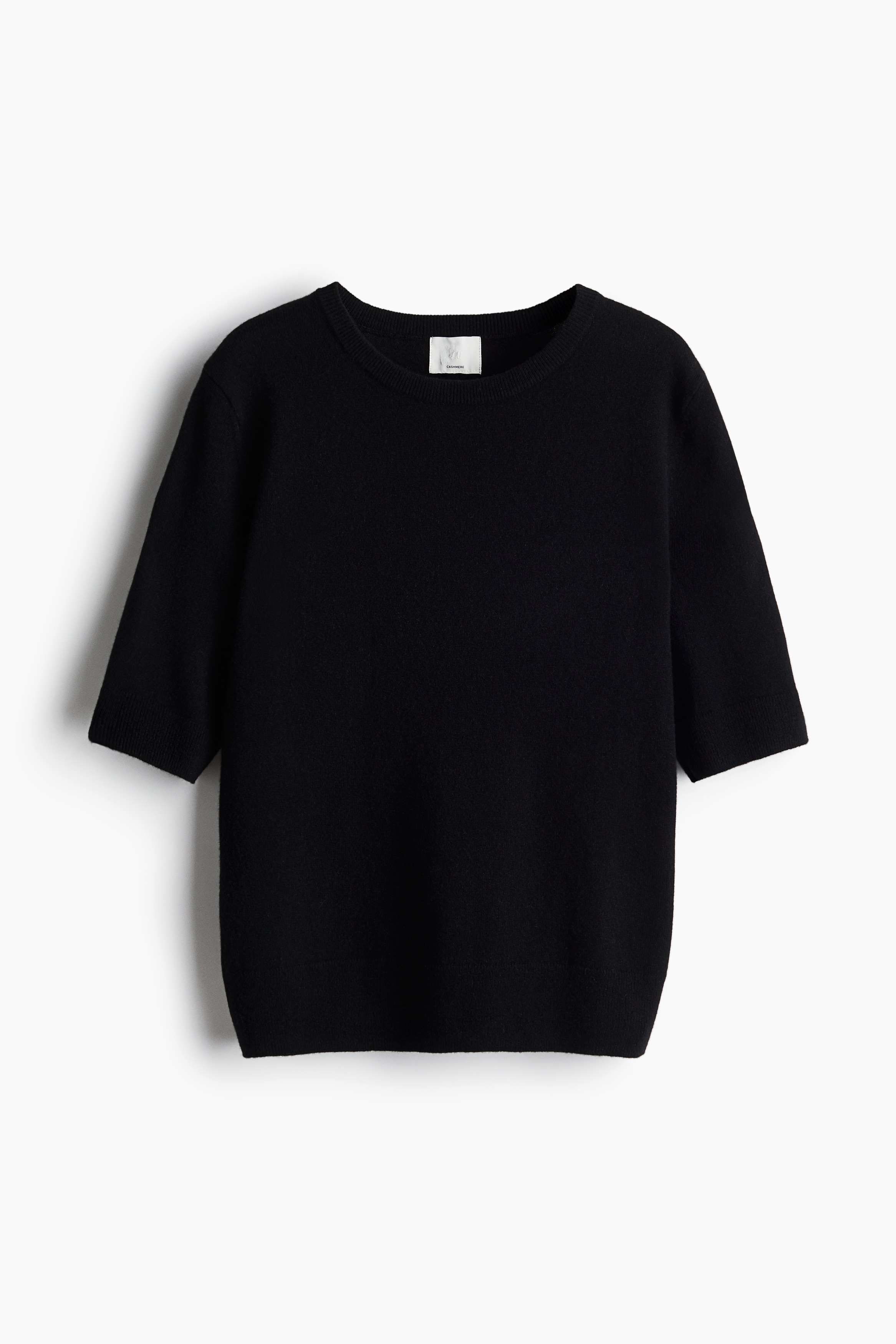 Pullover in maglia sottile di cashmere - Nero/Rosso acceso/Marrone