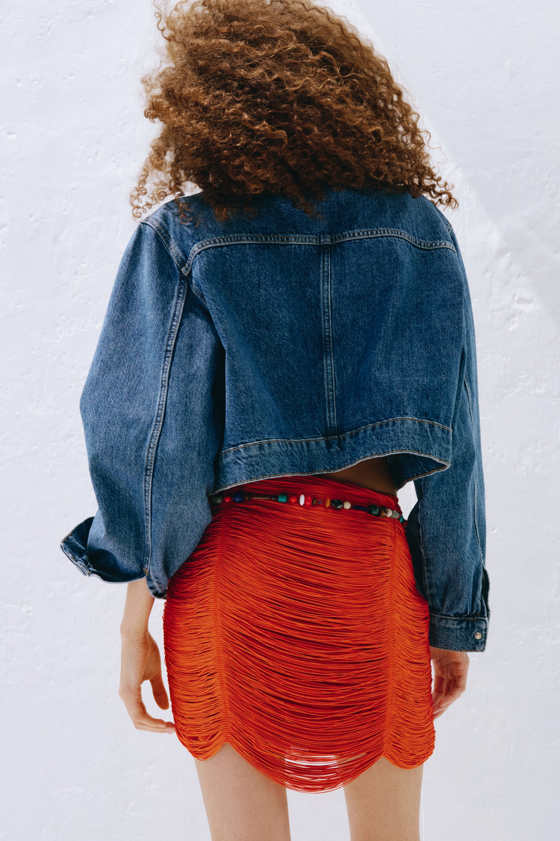 Женские юбки H&M Fringed Mini Skirt — фото 5