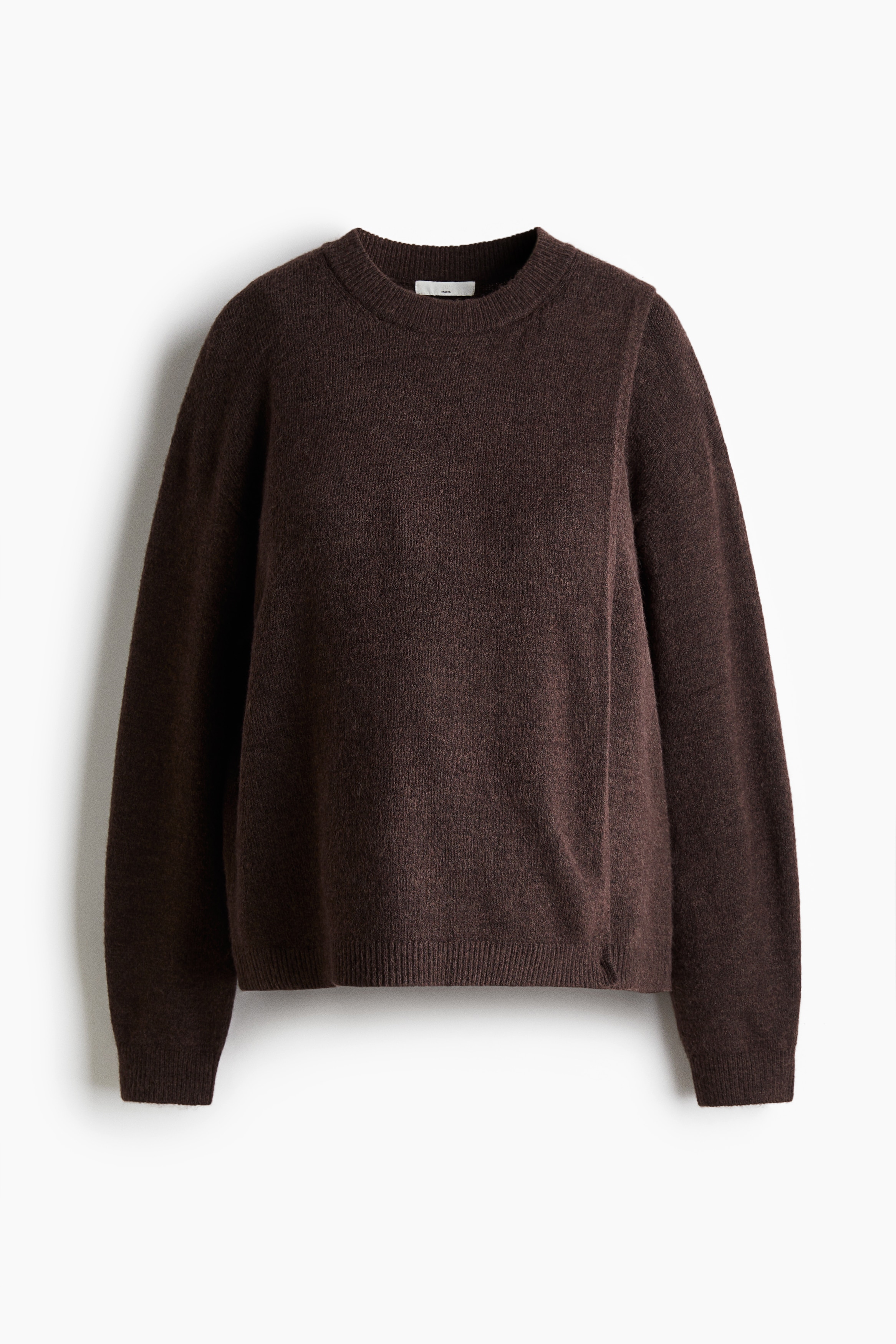 H&M MAMA - Dark brown MAMA Before & After Nursing jumper - Size: XXL  - H&M
