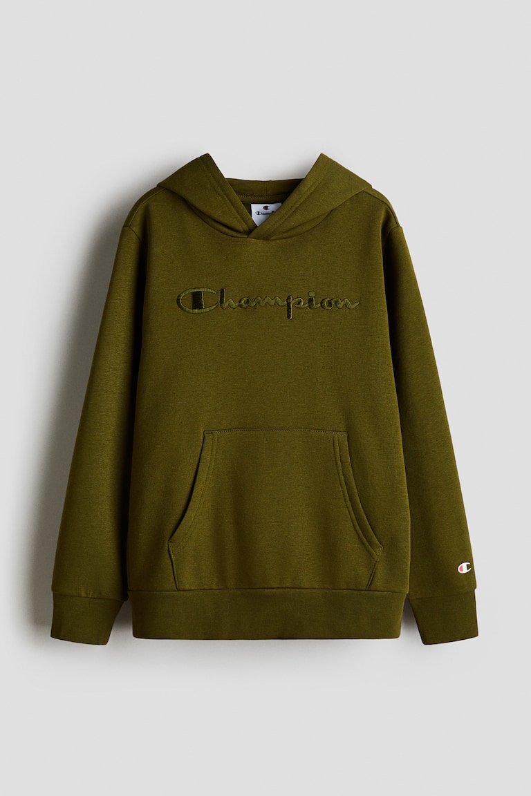 Hooded Sweatshirt Grün Champion H&M AT