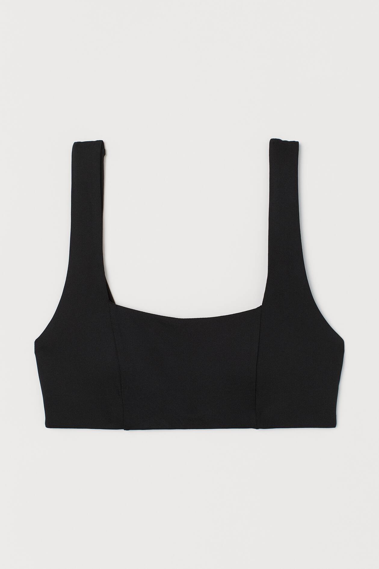 Padded bikini top - Short - Black - Ladies | H&M GB