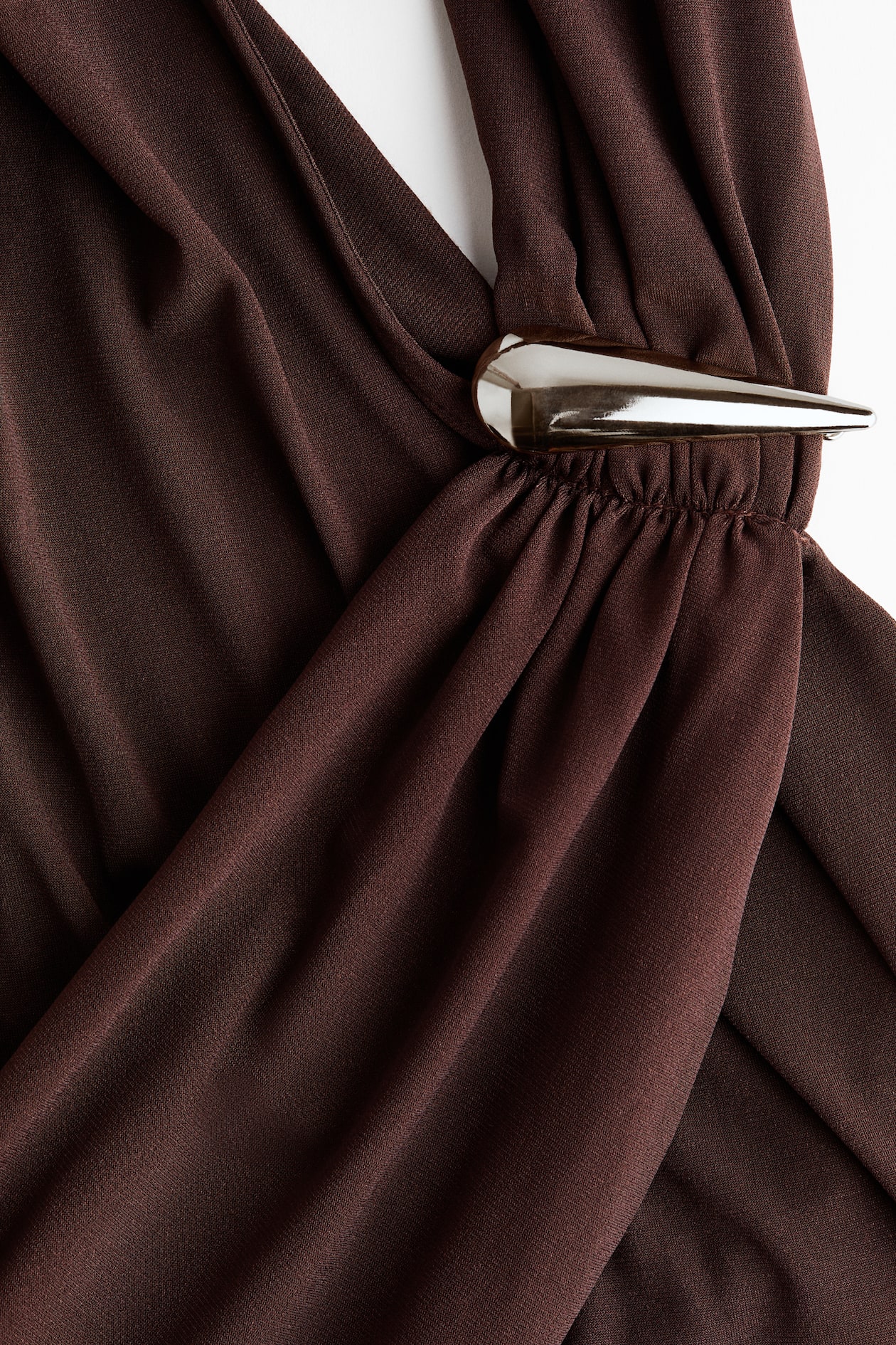 Metal-Detail Halterneck Top - image 3
