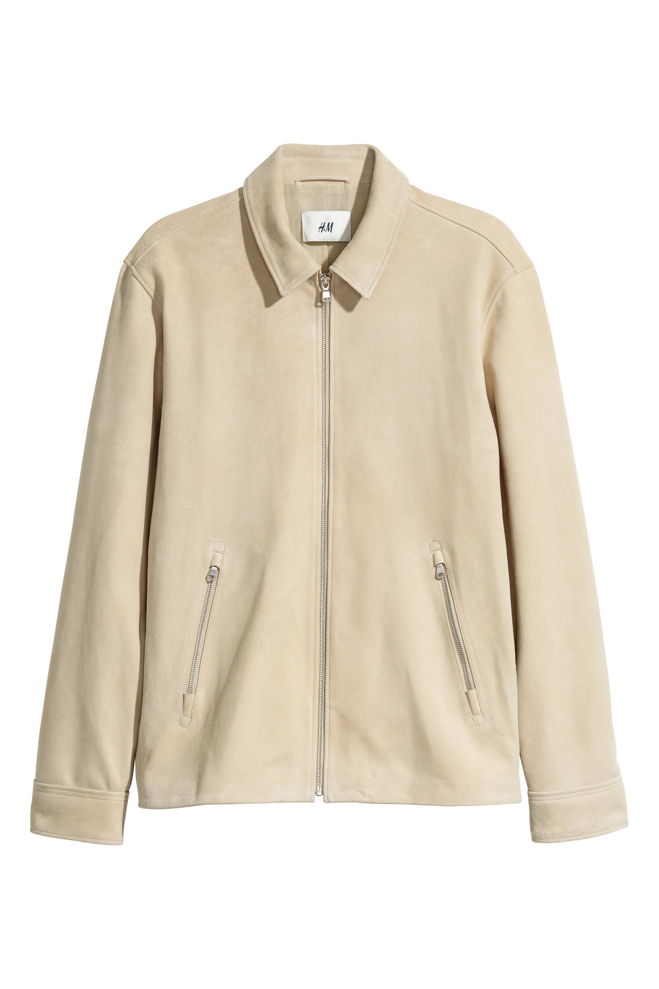 View larger image: Surchemise en suède - Light beige - Men | H&M CA 1