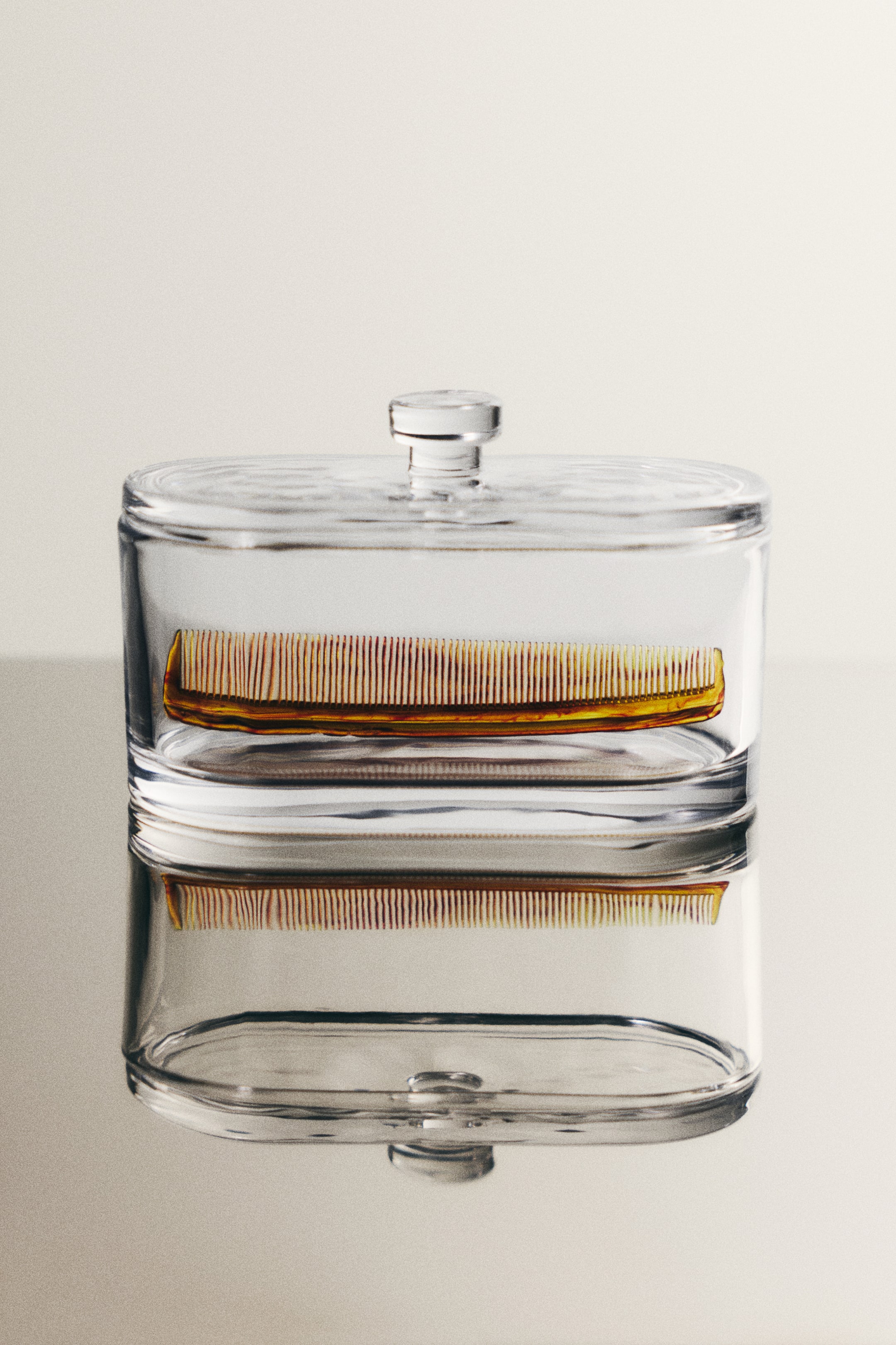 View larger image: Lidded Oval Glass Jar - Transparent - Home All | H&M US 1