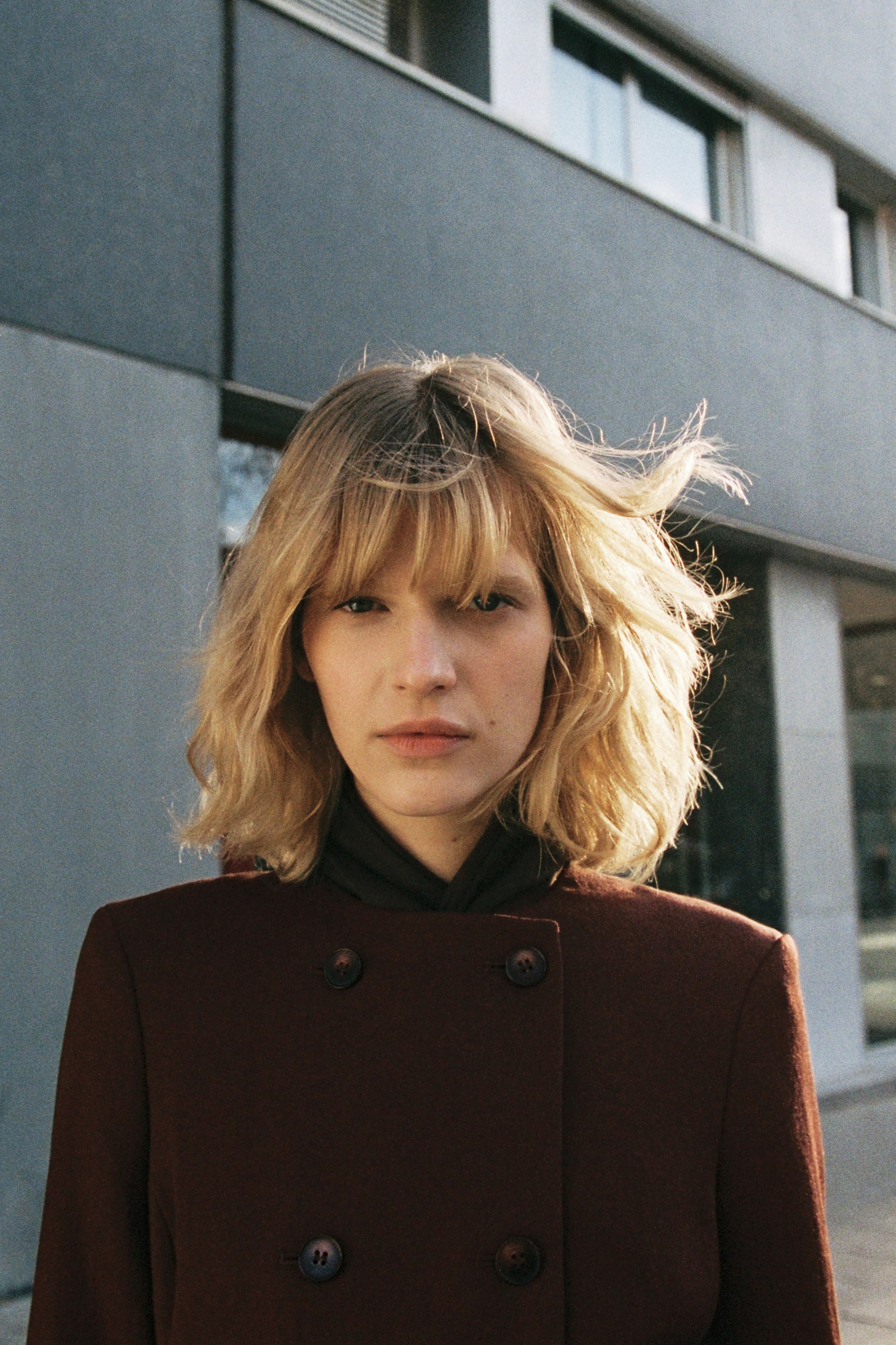 Robe blazer à fermeture croisée - Brun rouille foncé - FEMME | H&M FR