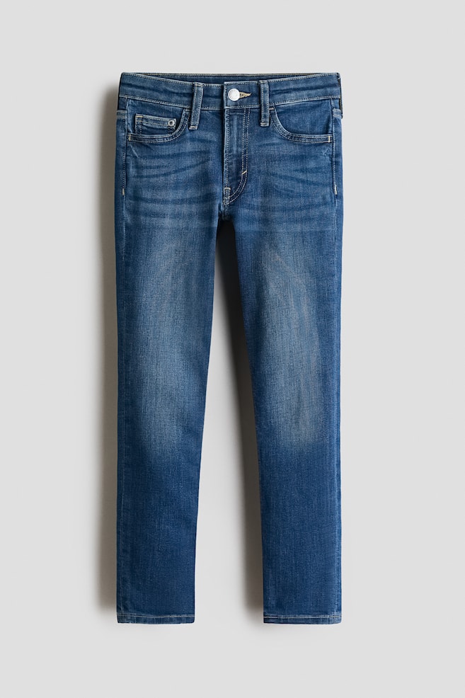 Skinny Fit Jeans - Azul denim/Negro - 1