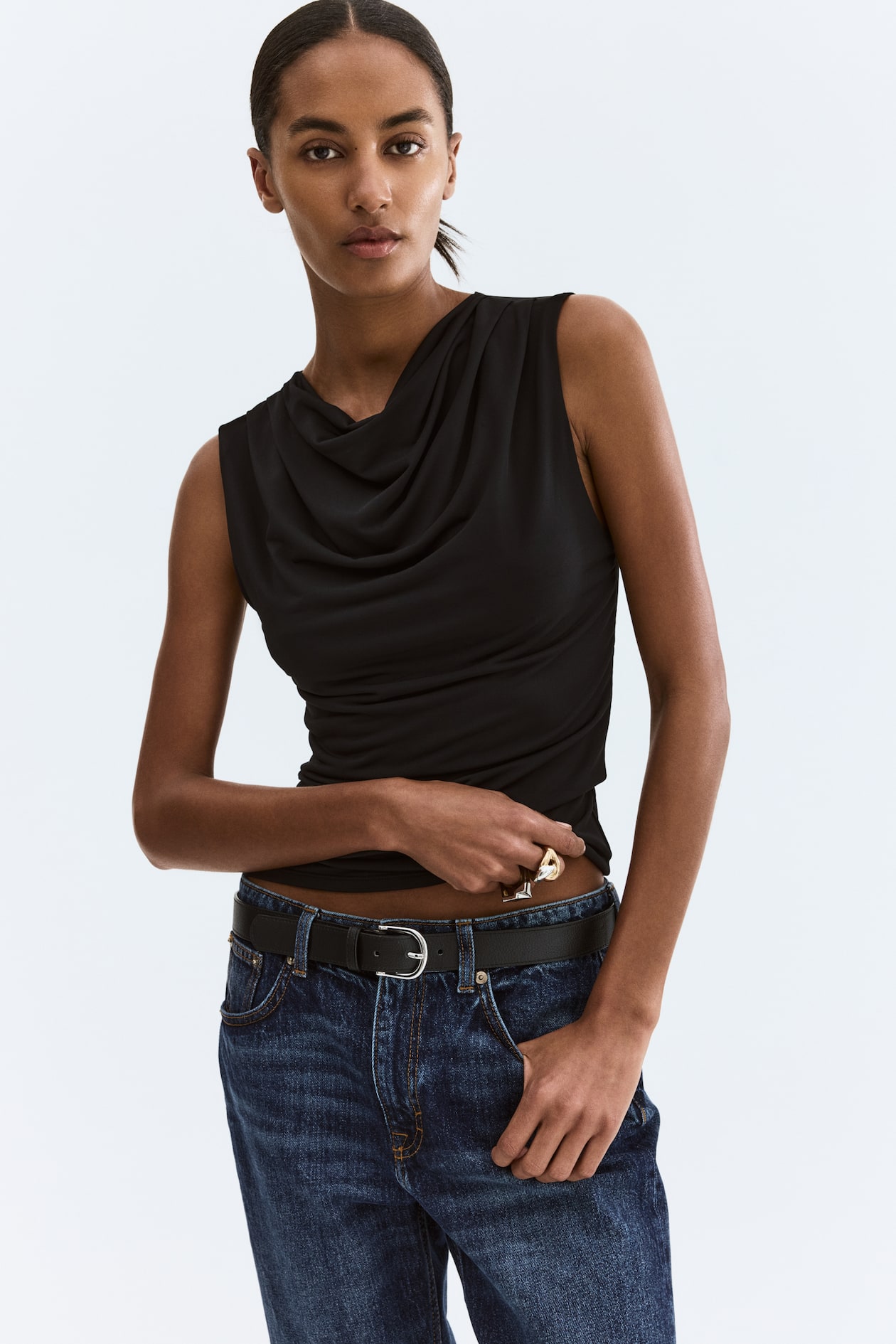 Cowl-Neck Top