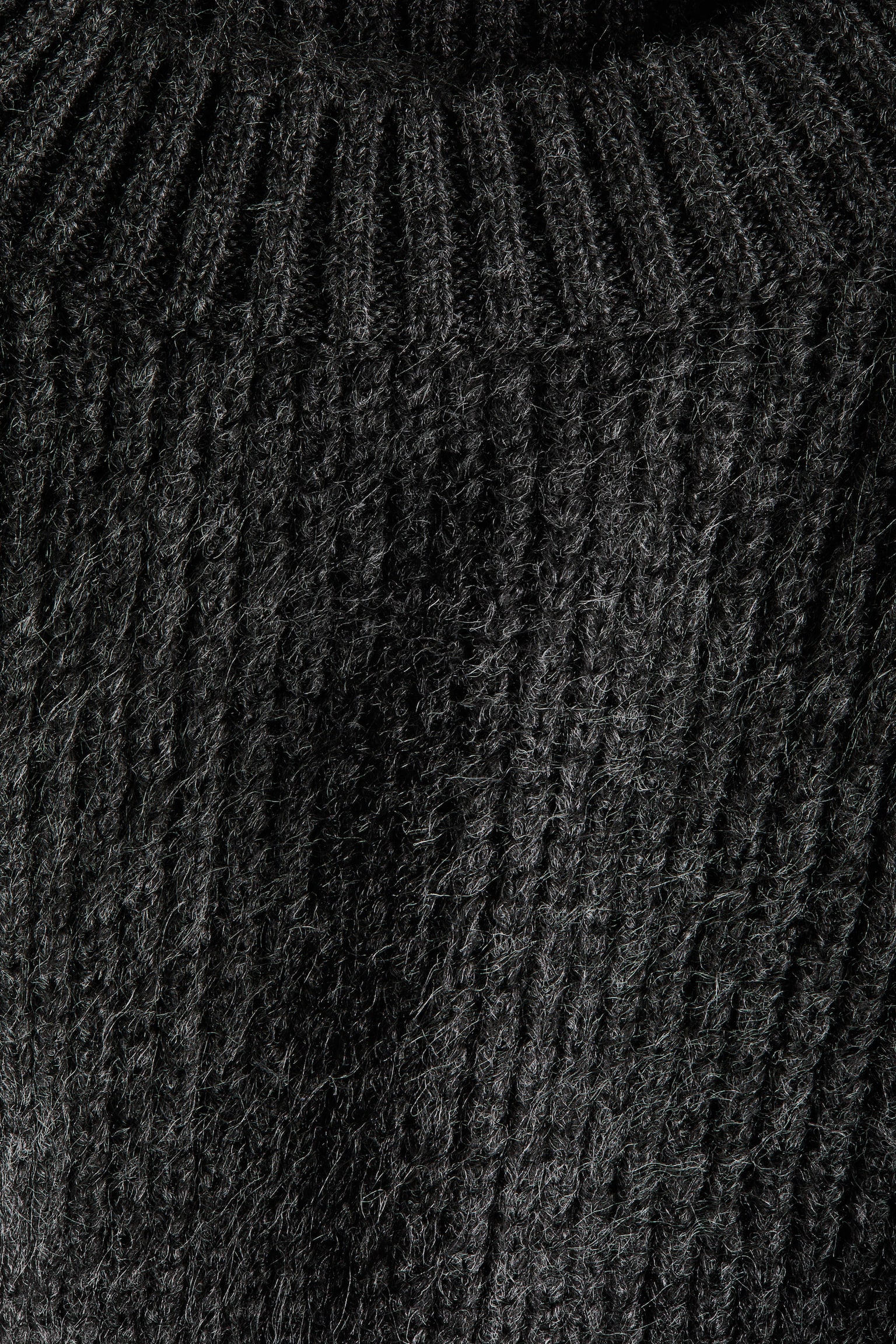 Peplum jumper - Dark grey marl - 3