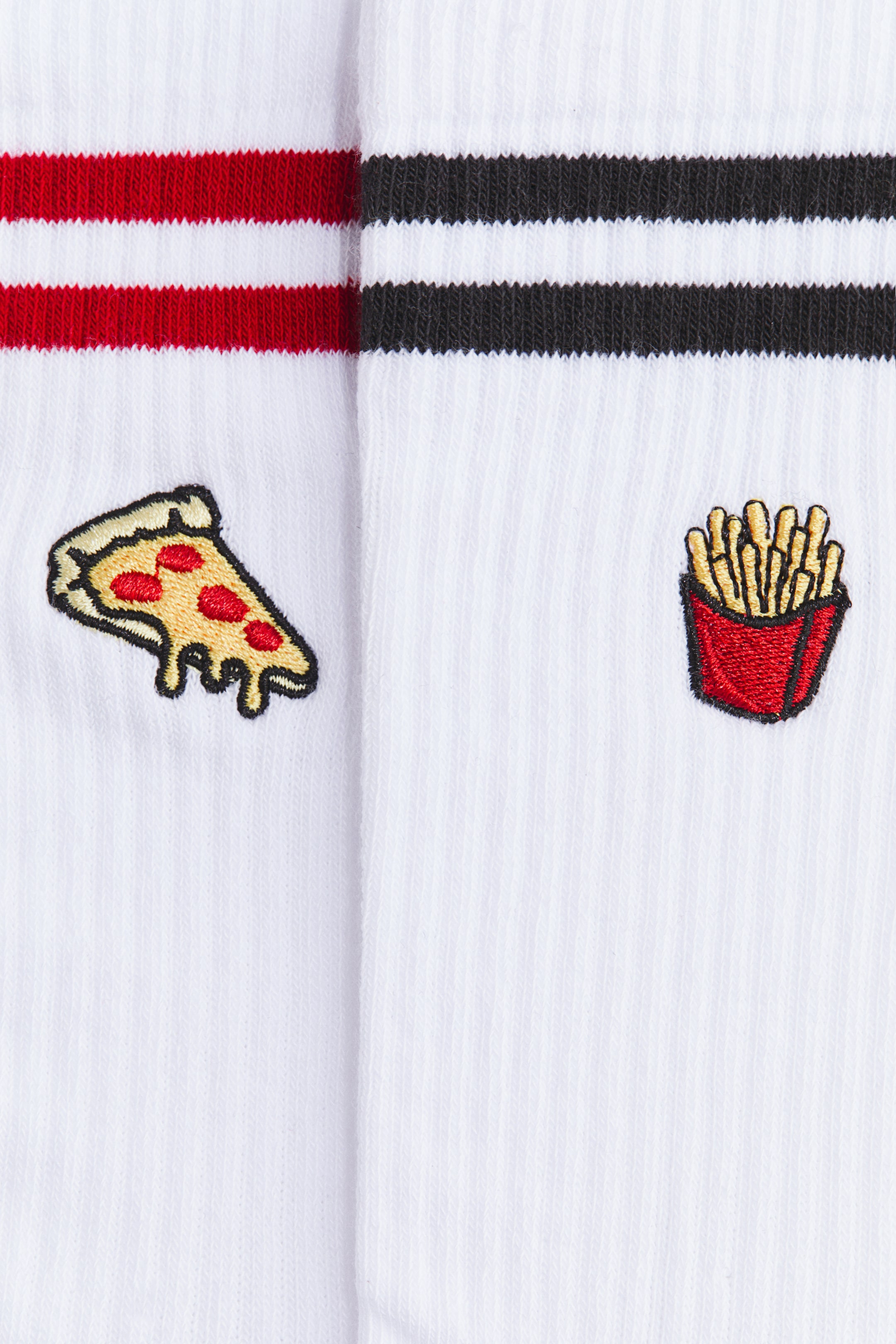 Lot de 2 paires chaussettes avec motif