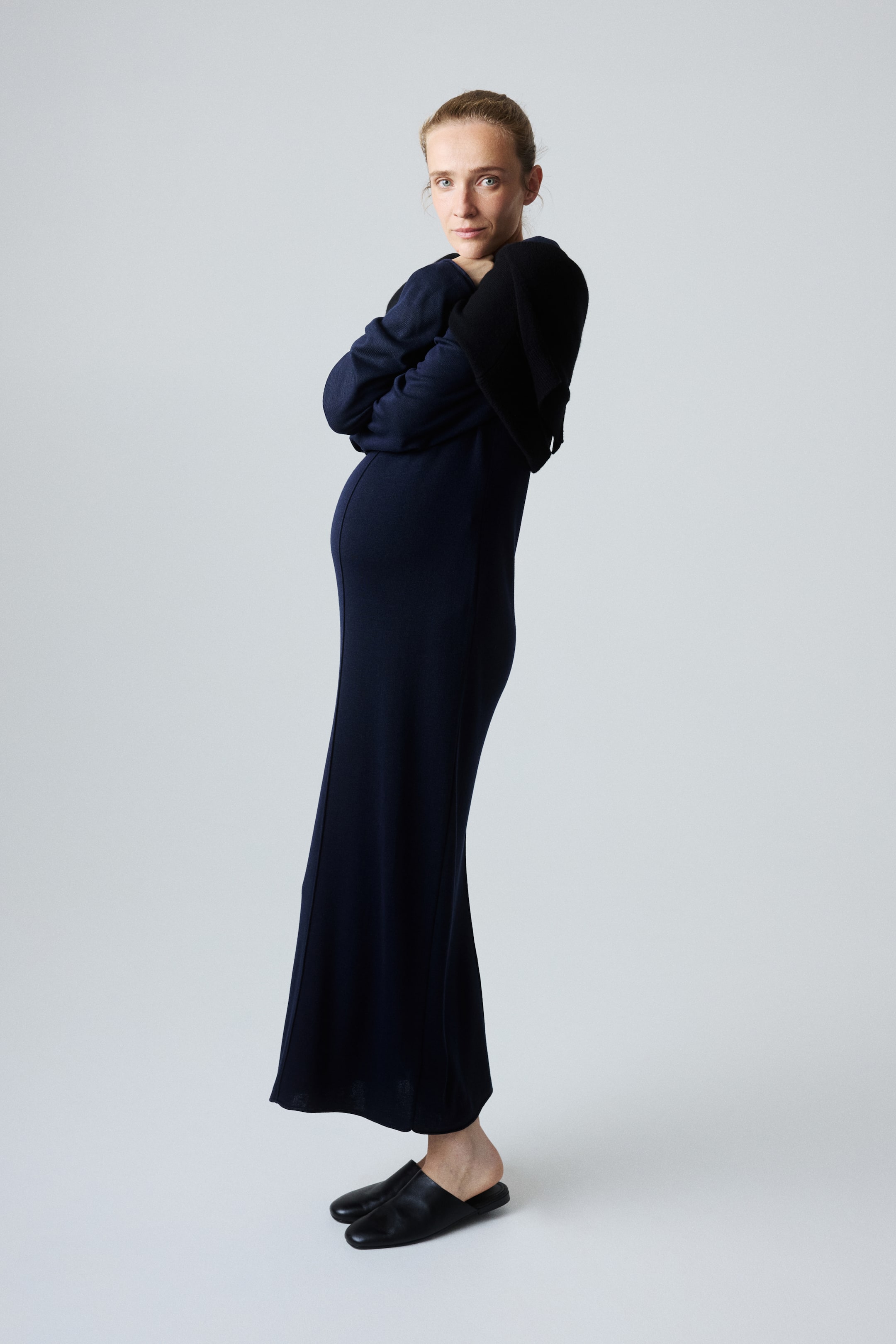 MAMA Fine-Knit Dress