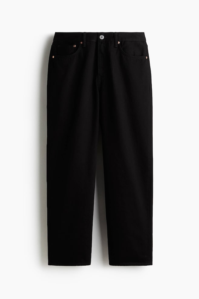 Loose Jeans - Black/Dark denim blue/Dark denim blue - 1