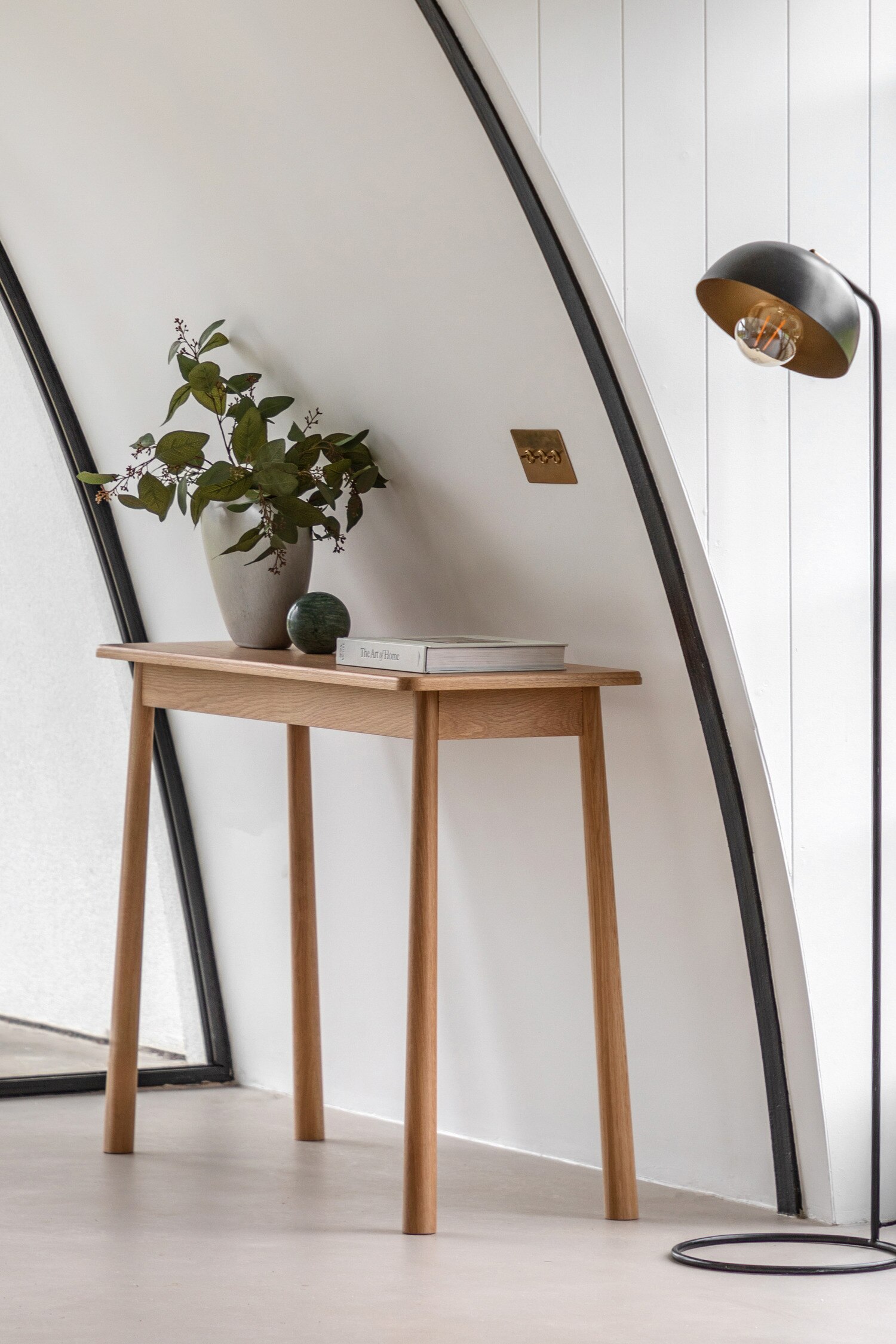 Wooden Console Table - Light Wood