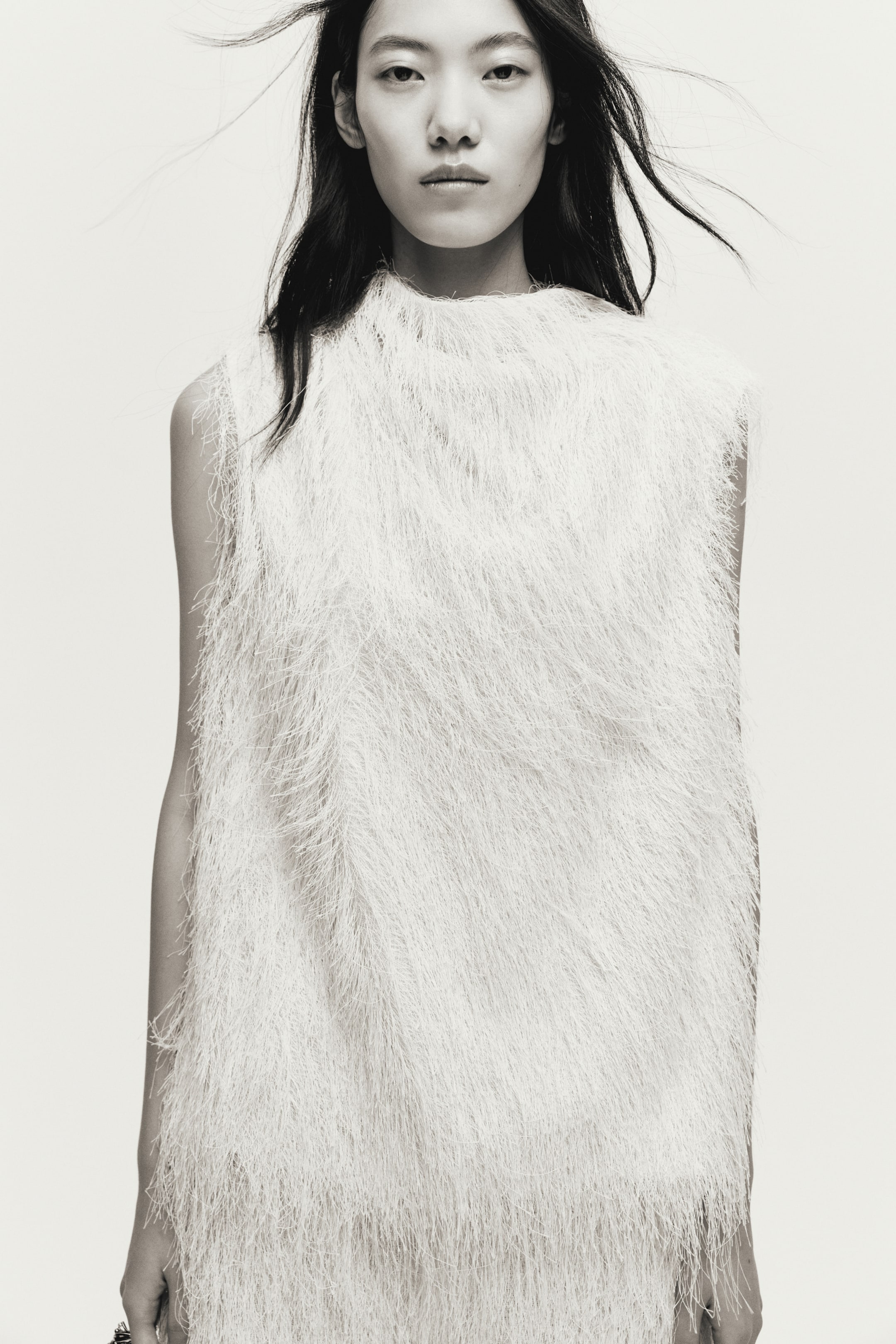 View larger image: Fringed top - Cream - Ladies | H&M MY 1