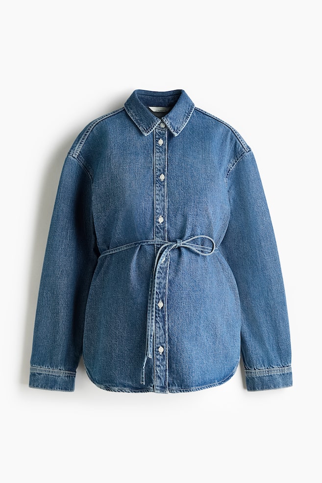 MAMA Denim Shirt - Denim blue - 1